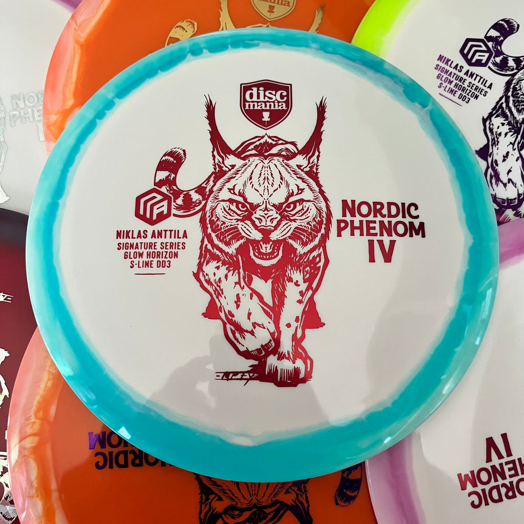 Discmania 2025 Niklas Anttila Signature Series Nordic Phenom 4 Glow Horizon S-Line DD3 12/5/-1/3