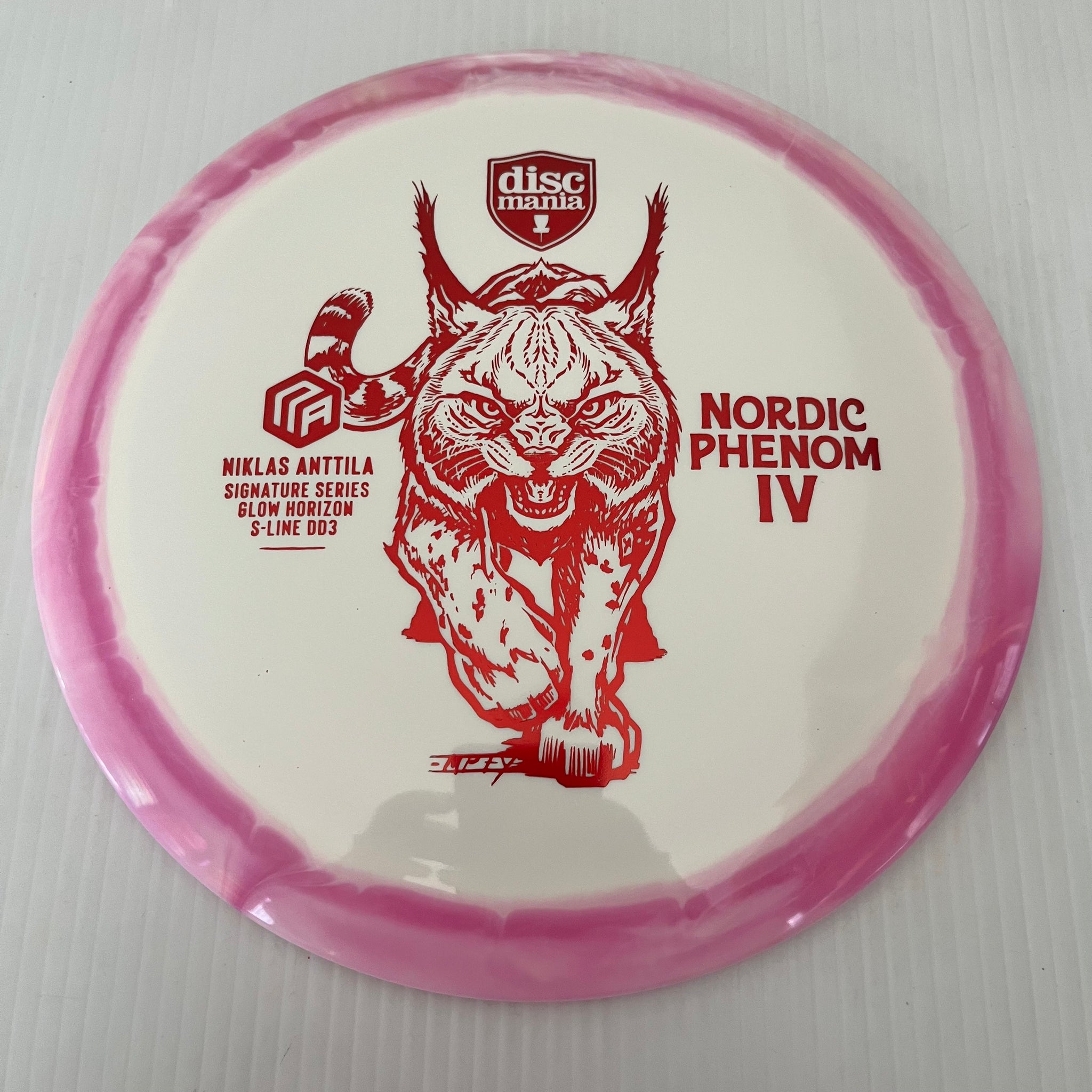 Discmania 2025 Niklas Anttila Signature Series Nordic Phenom 4 Glow Horizon S-Line DD3 12/5/-1/3
