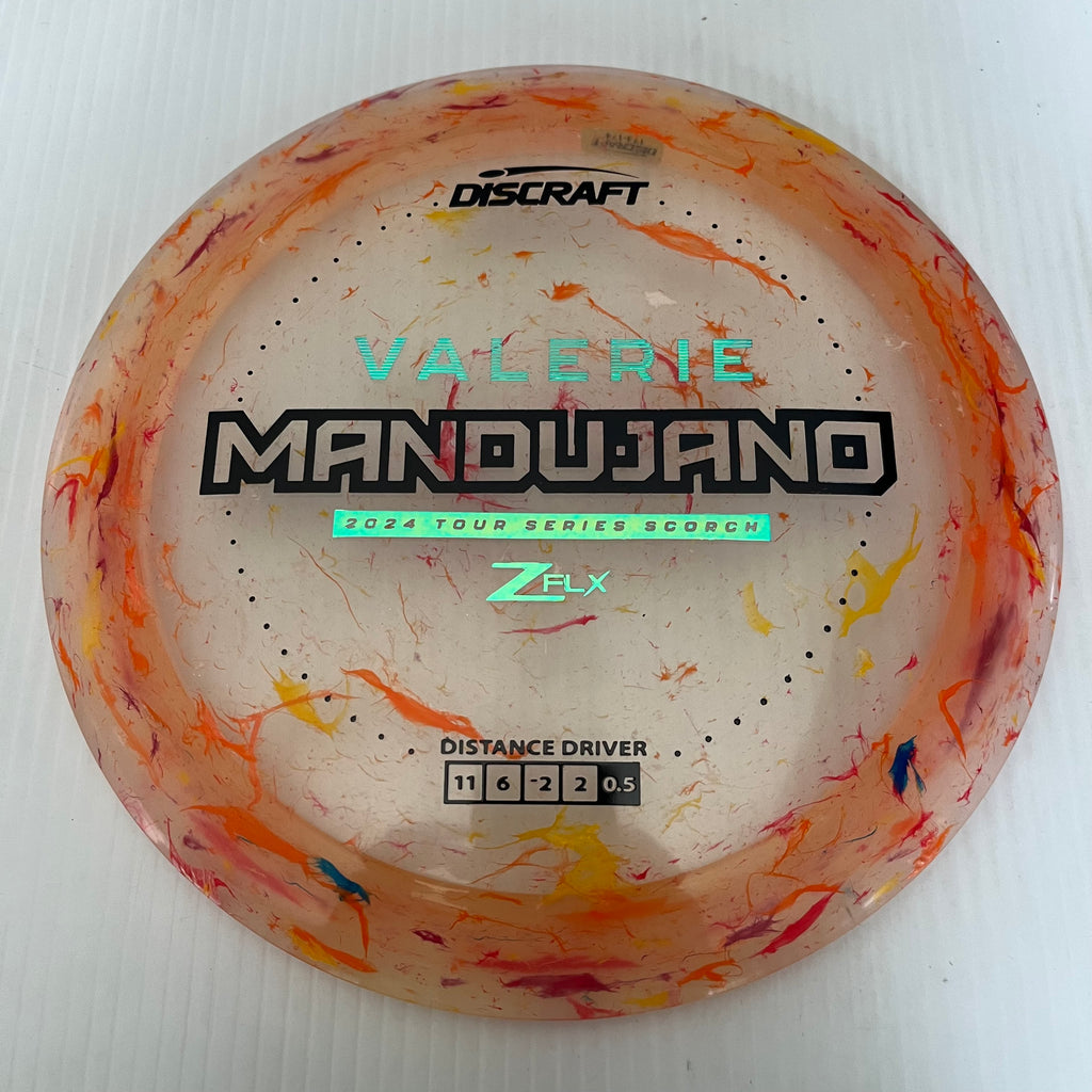 Discraft 2024 Valerie Mandujano Tour Series Jawbreaker Z FLX Scorch 11/6/-2/-2