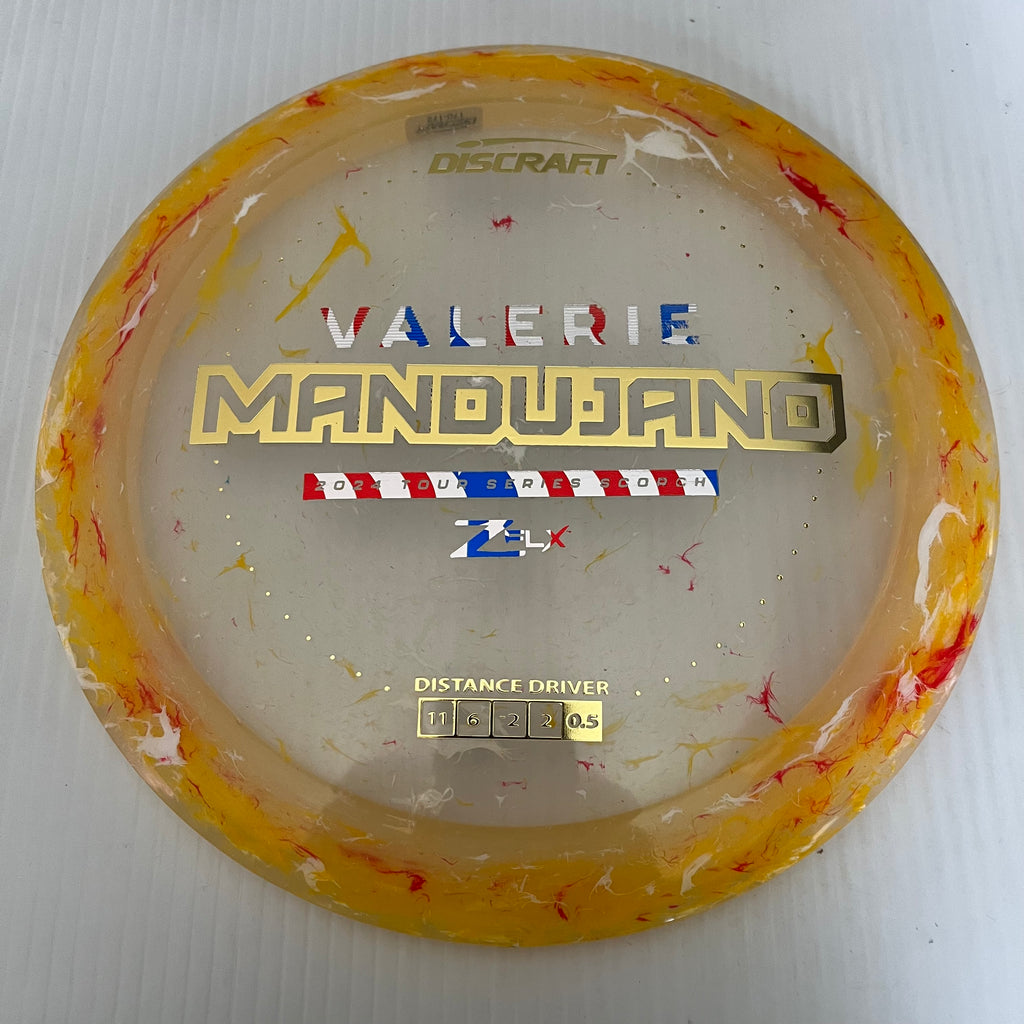 Discraft 2024 Valerie Mandujano Tour Series Jawbreaker Z FLX Scorch 11/6/-2/-2