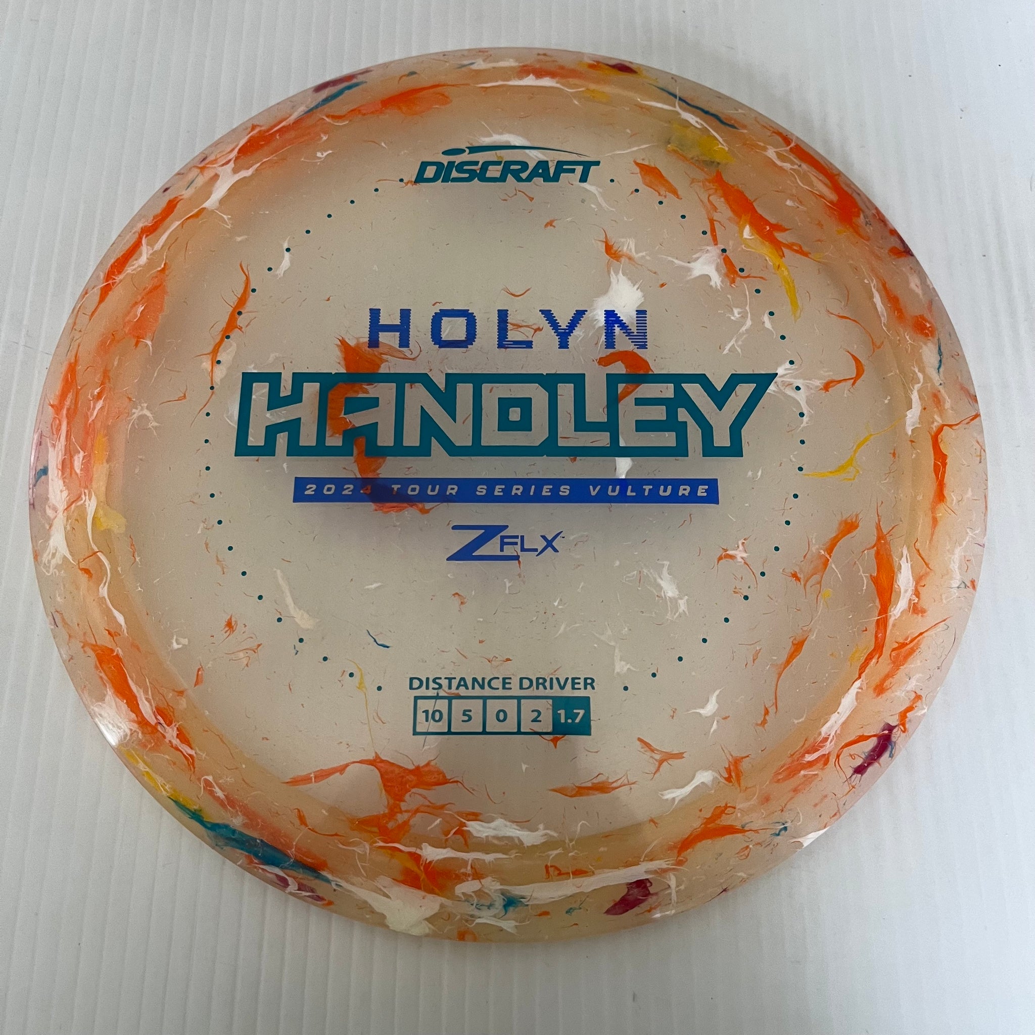 Discraft 2024 Holyn Handley Tour Series Jawbreaker Z FLX Vulture 10/5/0/2