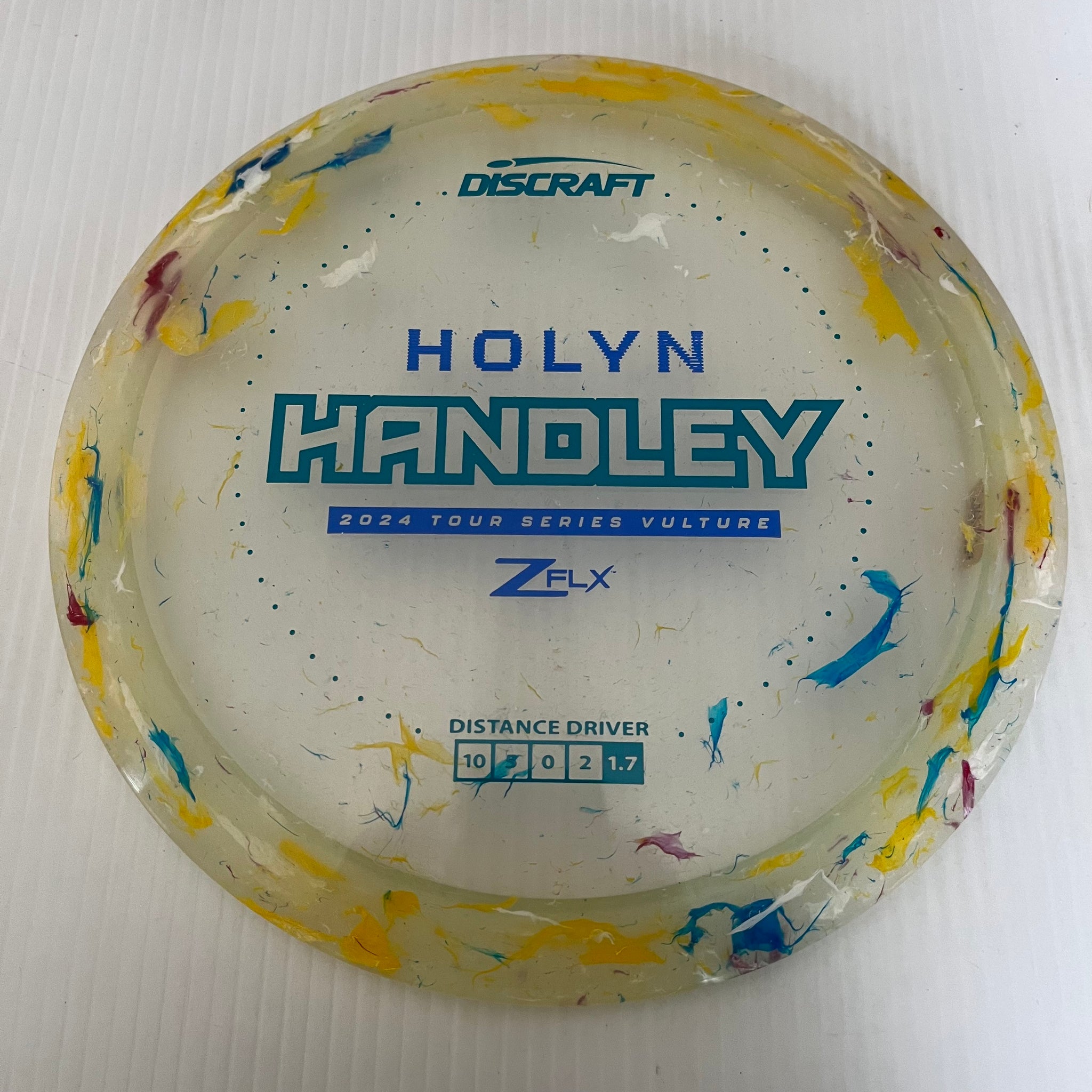 Discraft 2024 Holyn Handley Tour Series Jawbreaker Z FLX Vulture 10/5/0/2