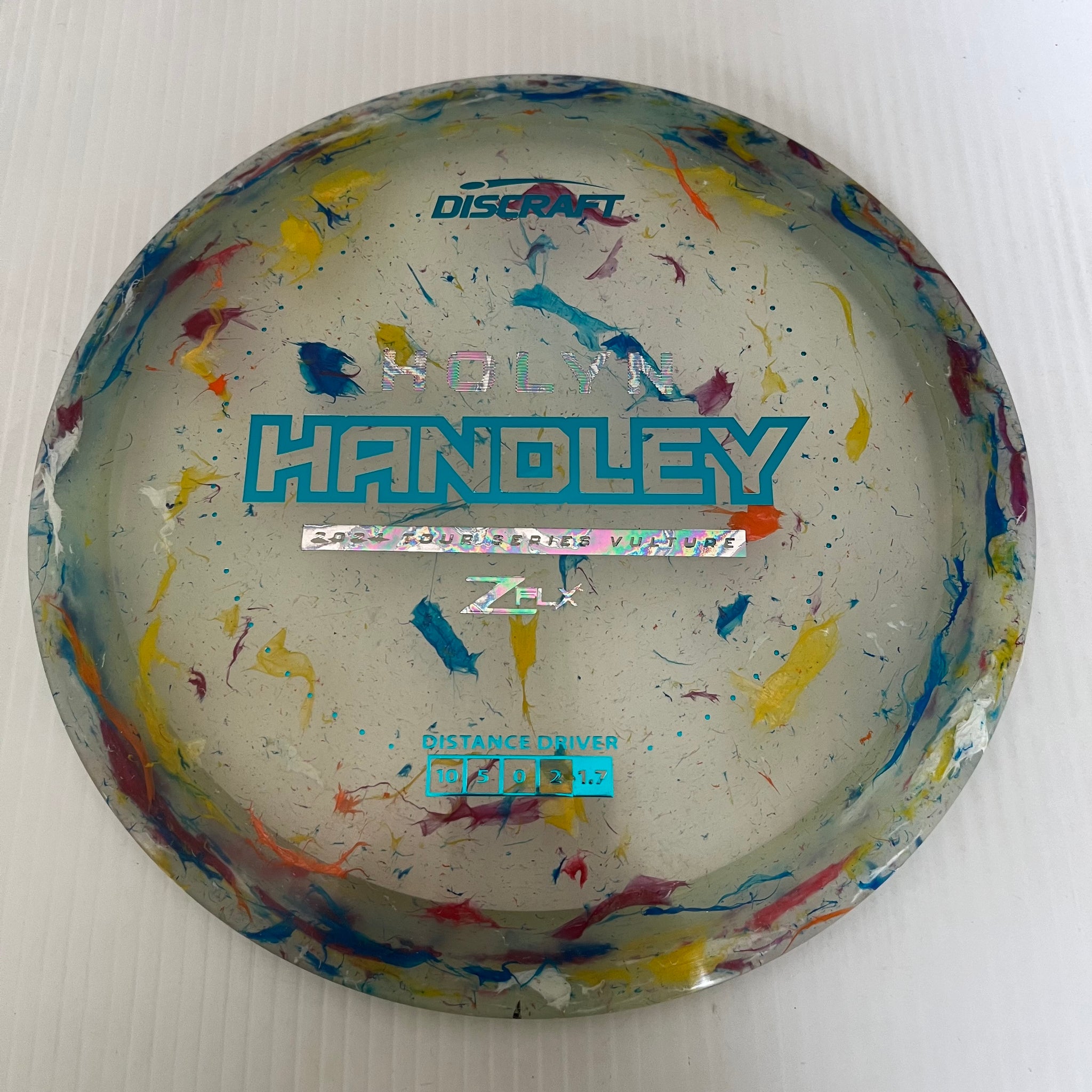 Discraft 2024 Holyn Handley Tour Series Jawbreaker Z FLX Vulture 10/5/0/2
