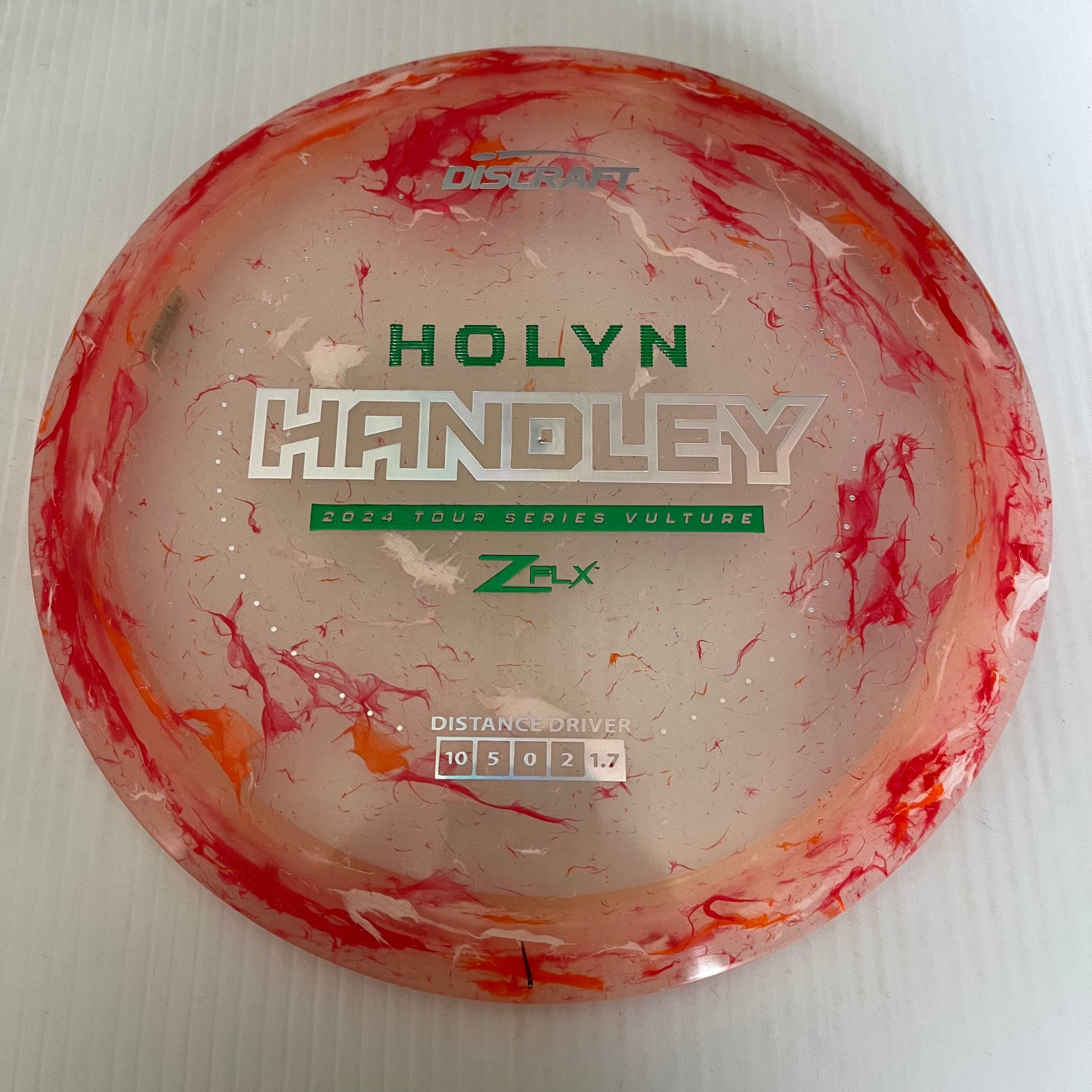 Discraft 2024 Holyn Handley Tour Series Jawbreaker Z FLX Vulture 10/5/0/2