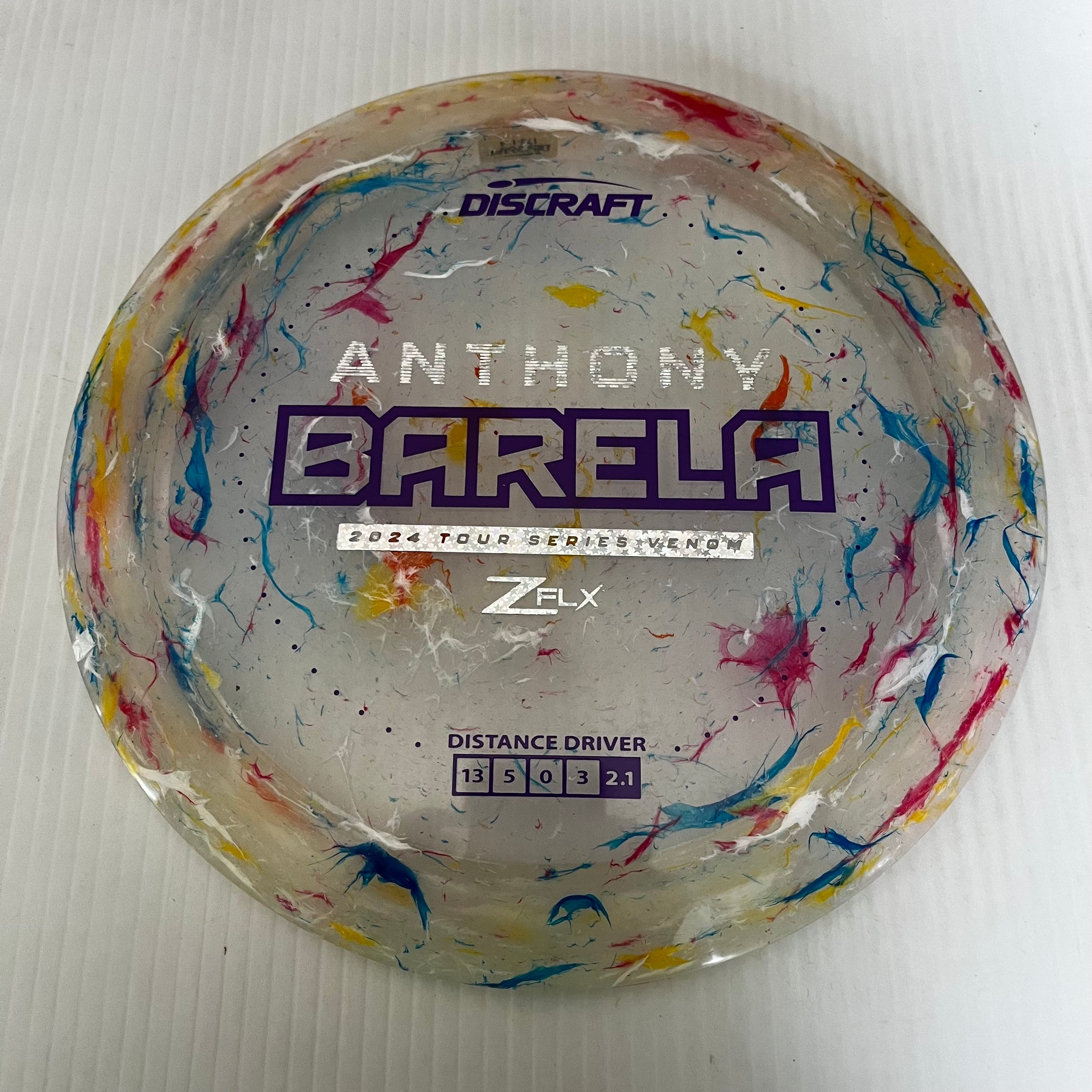 Discraft 2024 Anthony Barela Tour Series Jawbreaker Z FLX Venom 13/5/0/3