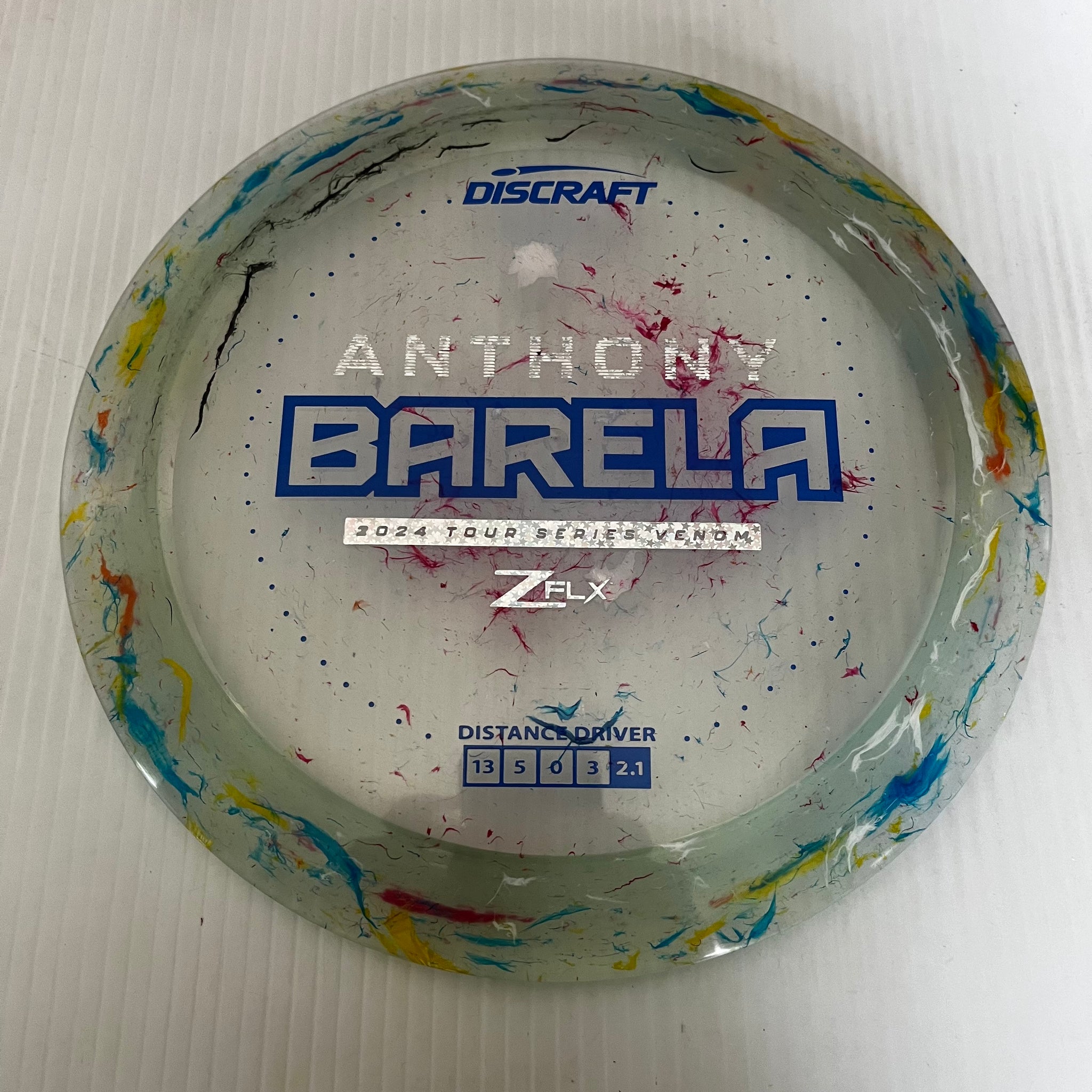 Discraft 2024 Anthony Barela Tour Series Jawbreaker Z FLX Venom 13/5/0/3