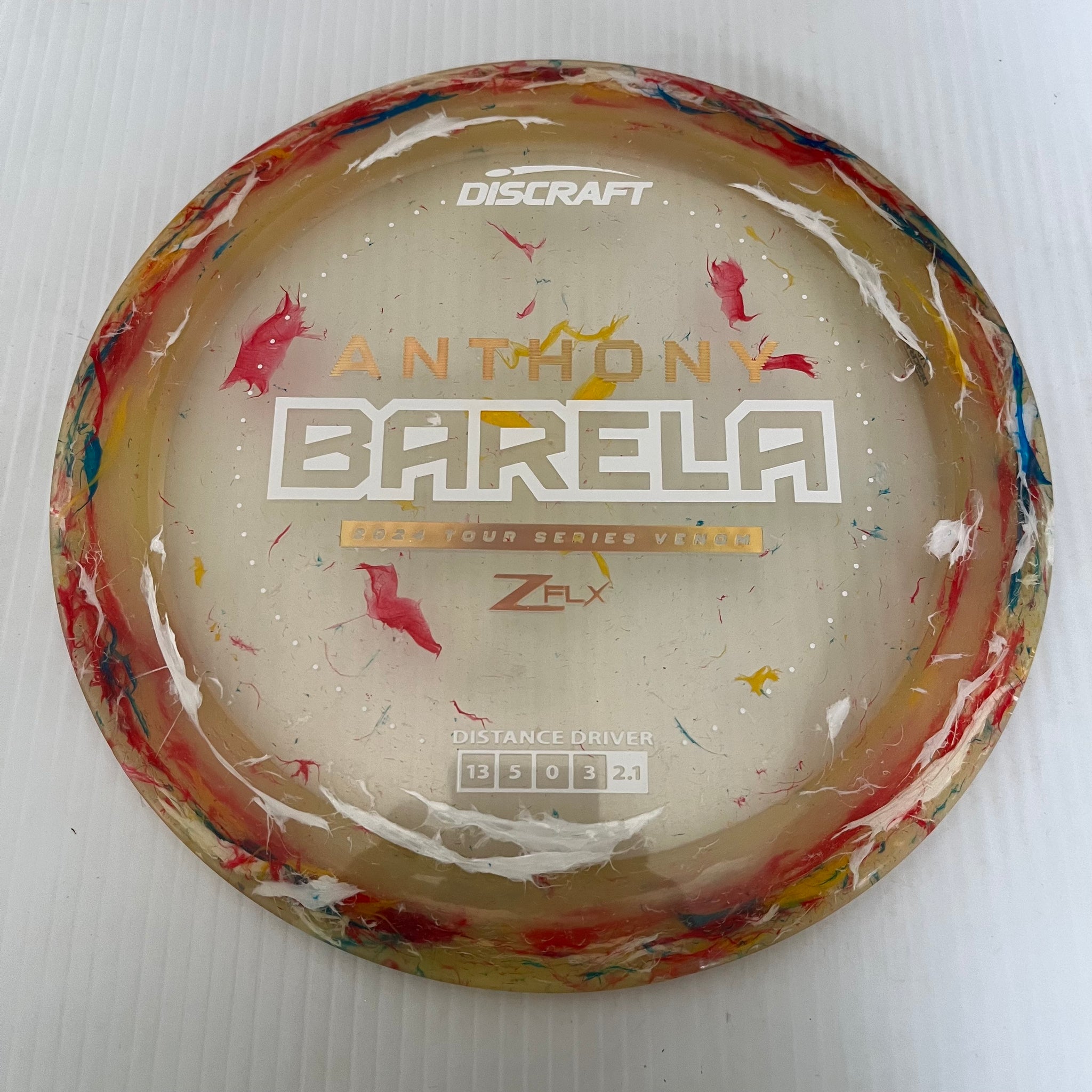 Discraft 2024 Anthony Barela Tour Series Jawbreaker Z FLX Venom 13/5/0/3