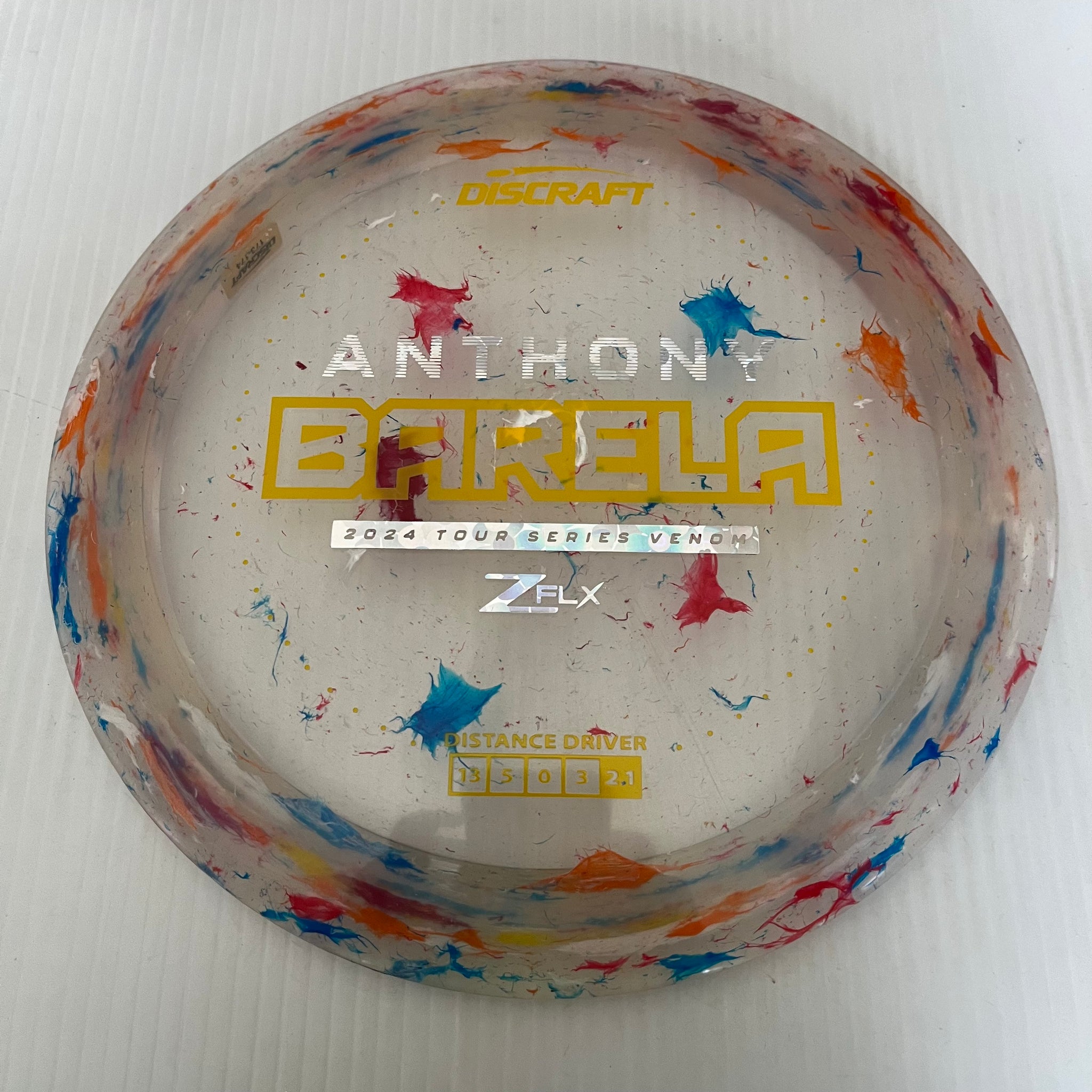 Discraft 2024 Anthony Barela Tour Series Jawbreaker Z FLX Venom 13/5/0/3