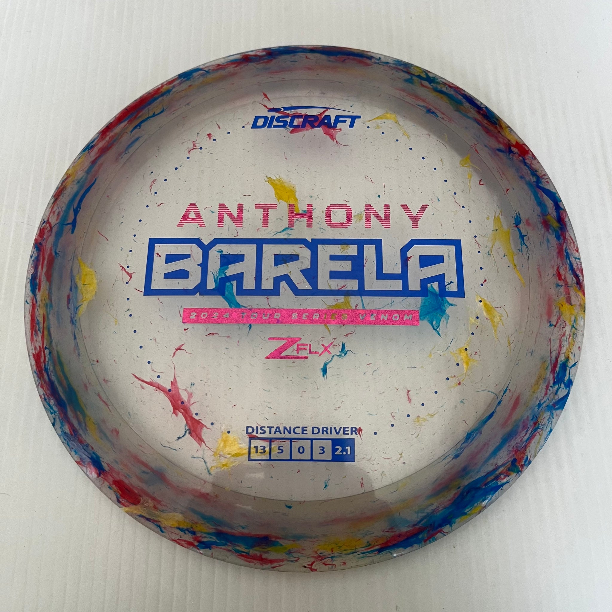 Discraft 2024 Anthony Barela Tour Series Jawbreaker Z FLX Venom 13/5/0/3