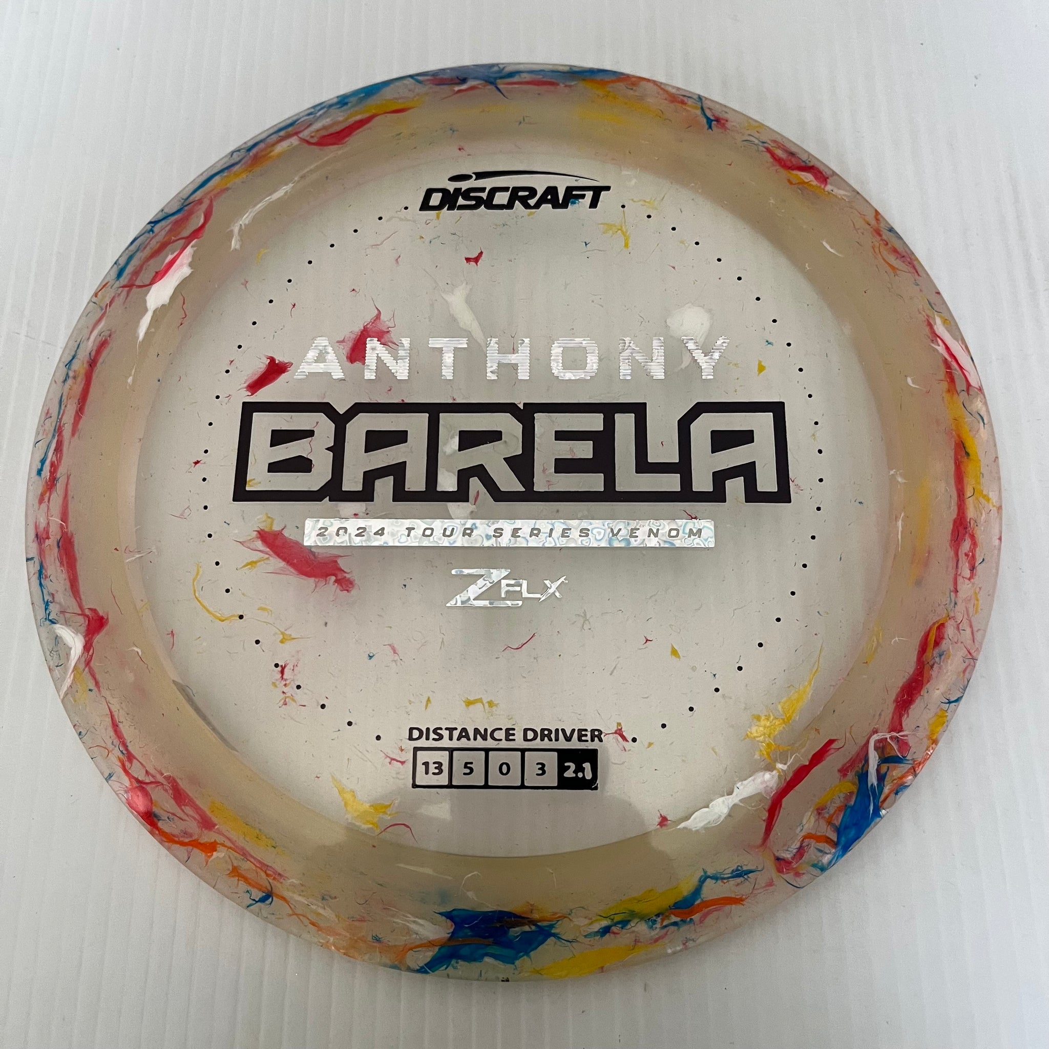Discraft 2024 Anthony Barela Tour Series Jawbreaker Z FLX Venom 13/5/0/3