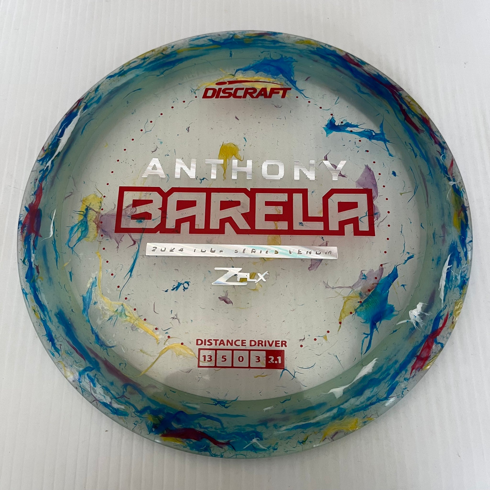 Discraft 2024 Anthony Barela Tour Series Jawbreaker Z FLX Venom 13/5/0/3
