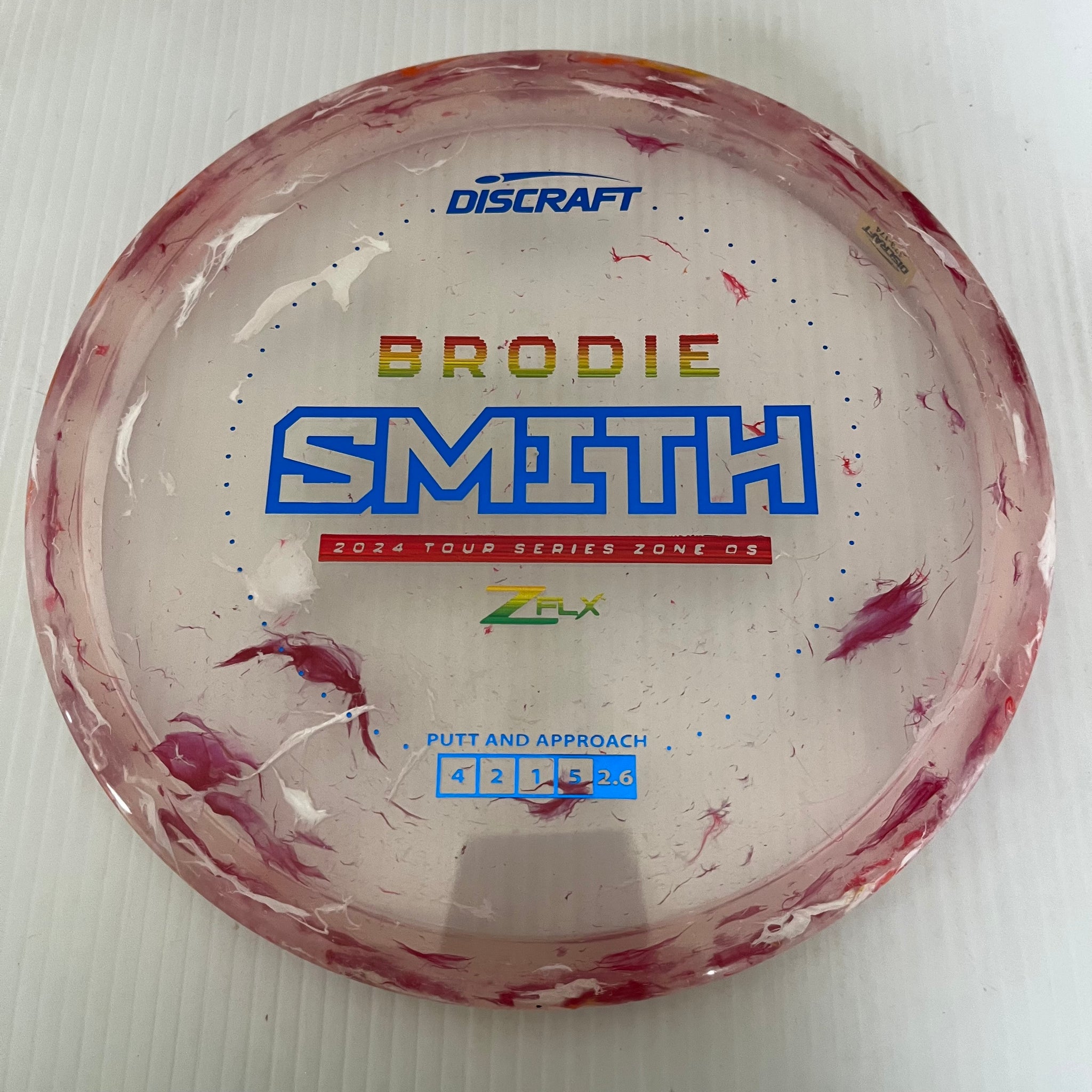Discraft 2024 Brodie Smith Tour Series Jawbreaker Z FLX Zone OS 4/2/1/5