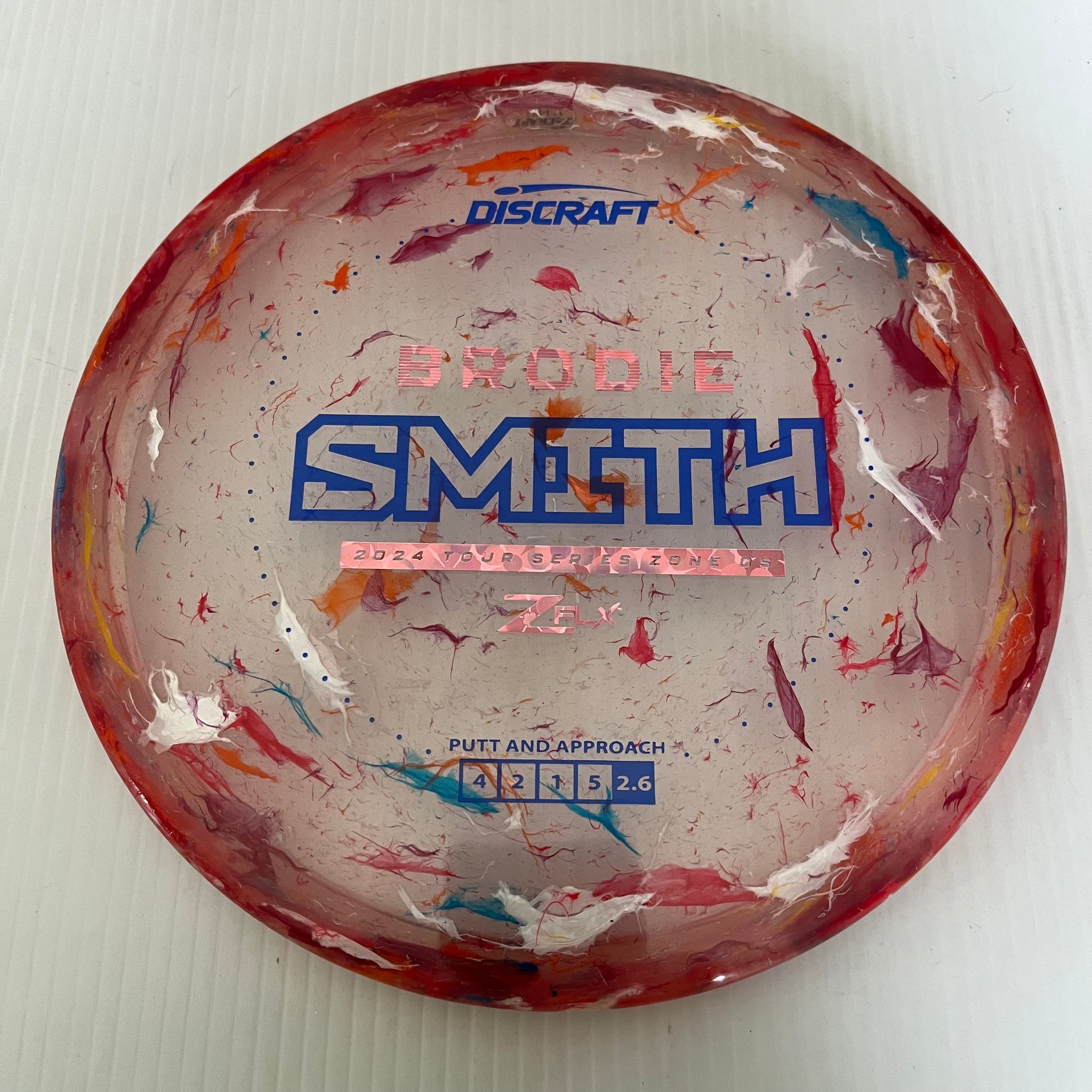 Discraft 2024 Brodie Smith Tour Series Jawbreaker Z FLX Zone OS 4/2/1/5