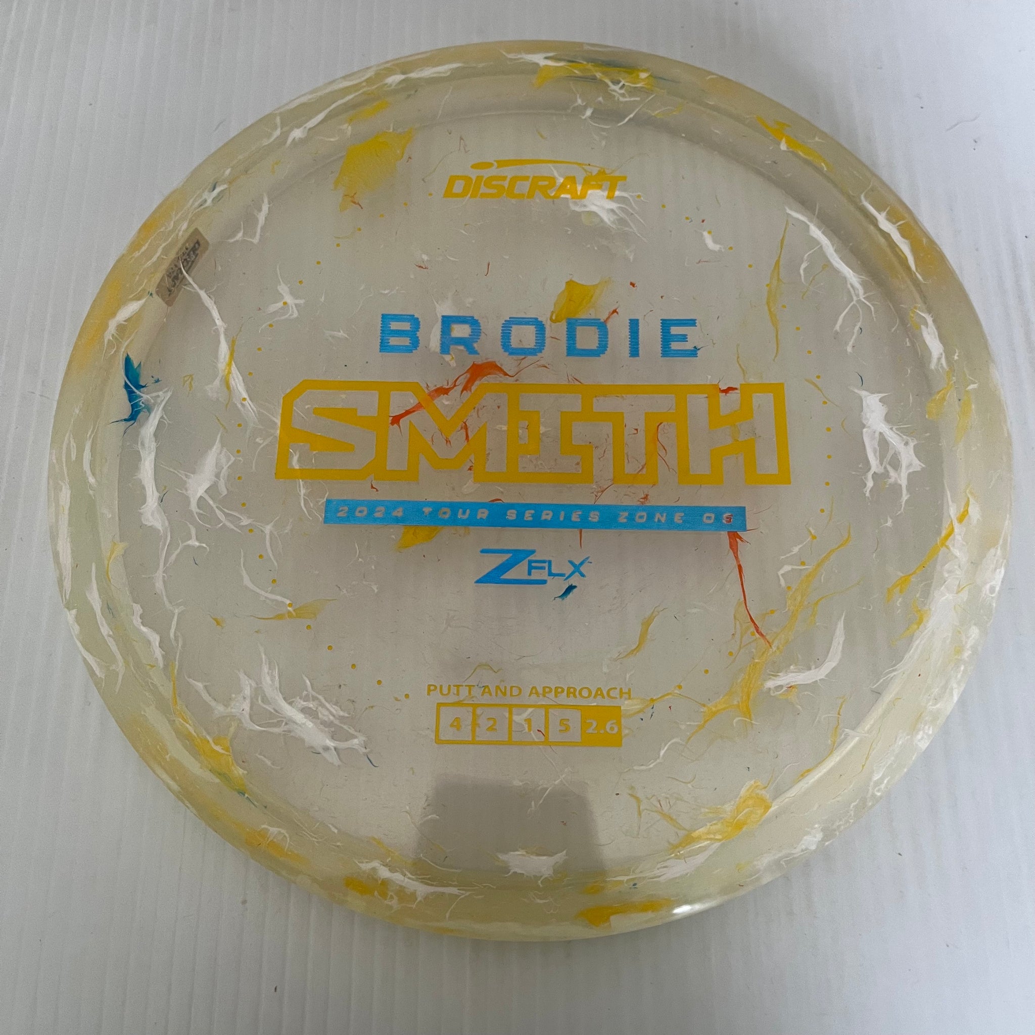 Discraft 2024 Brodie Smith Tour Series Jawbreaker Z FLX Zone OS 4/2/1/5