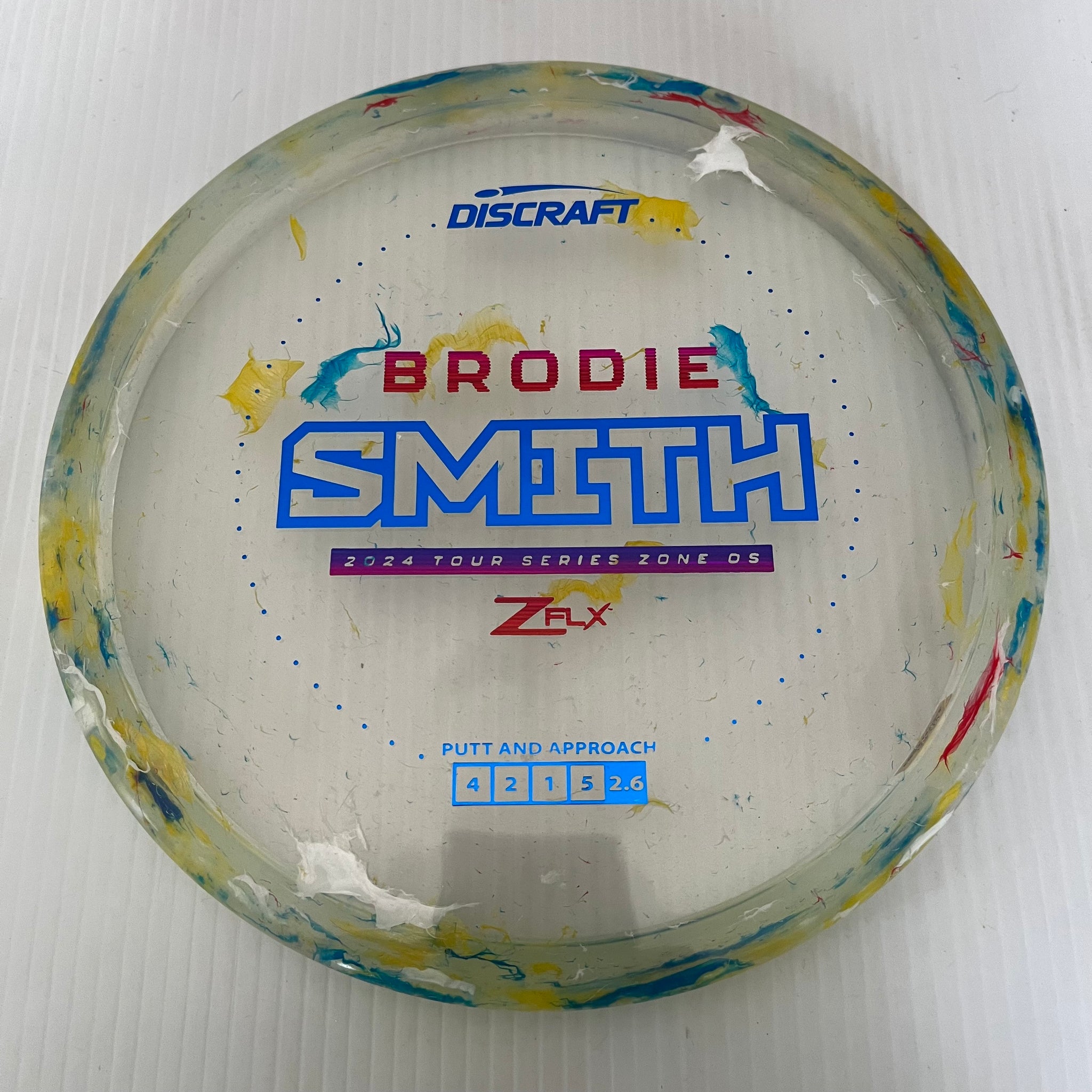 Discraft 2024 Brodie Smith Tour Series Jawbreaker Z FLX Zone OS 4/2/1/5