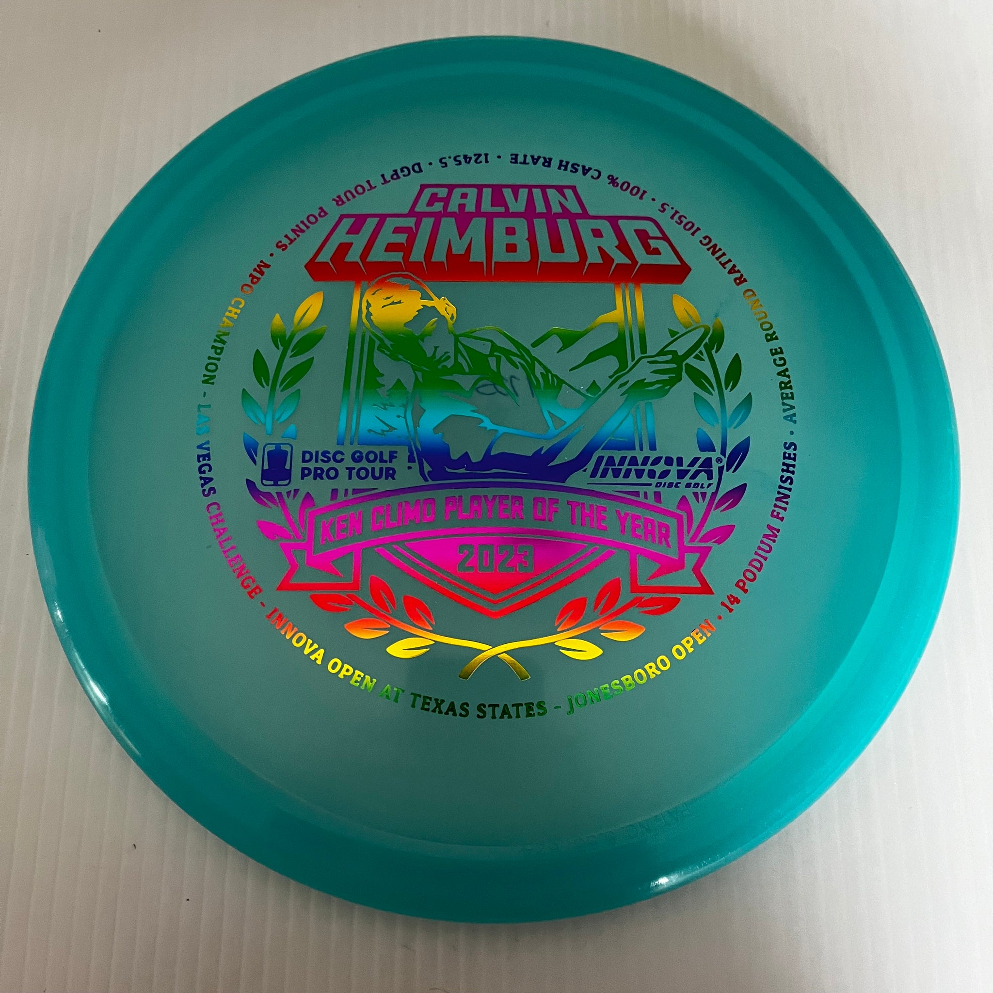 Innova 2023 Calvin Heimburg POTY Champion Rhyno 2/1/0/3