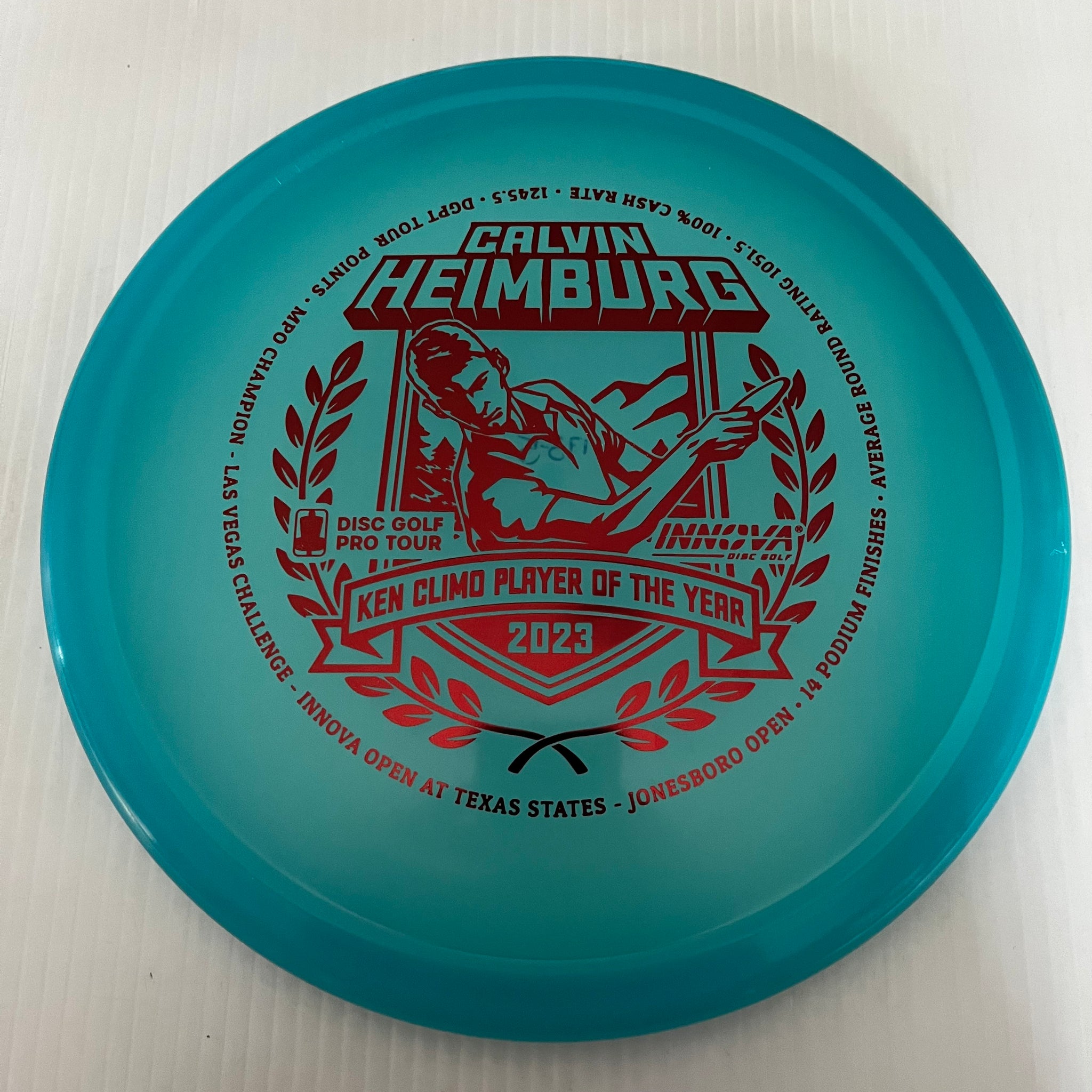 Innova 2023 Calvin Heimburg POTY Champion Rhyno 2/1/0/3