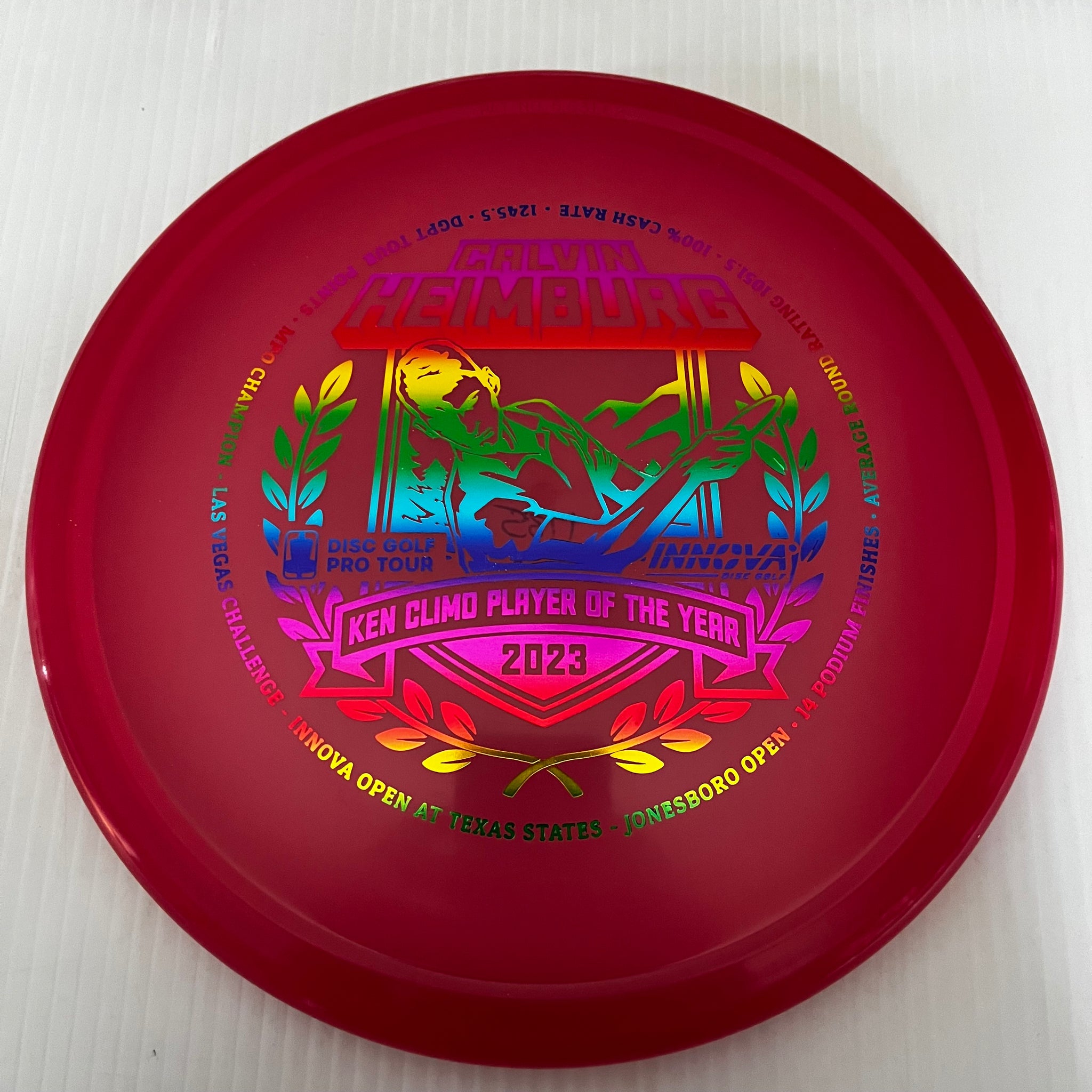 Innova 2023 Calvin Heimburg POTY Champion Rhyno 2/1/0/3