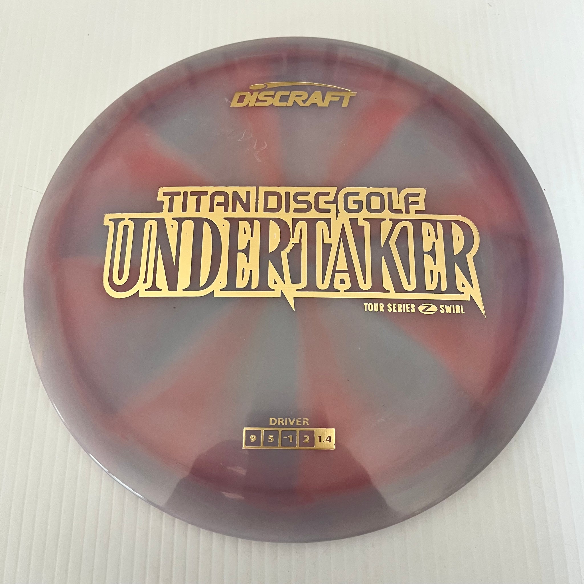 Discraft 2025 Titan Open Tour Series Z Swirl Blend Undertaker 9/5/-1/2