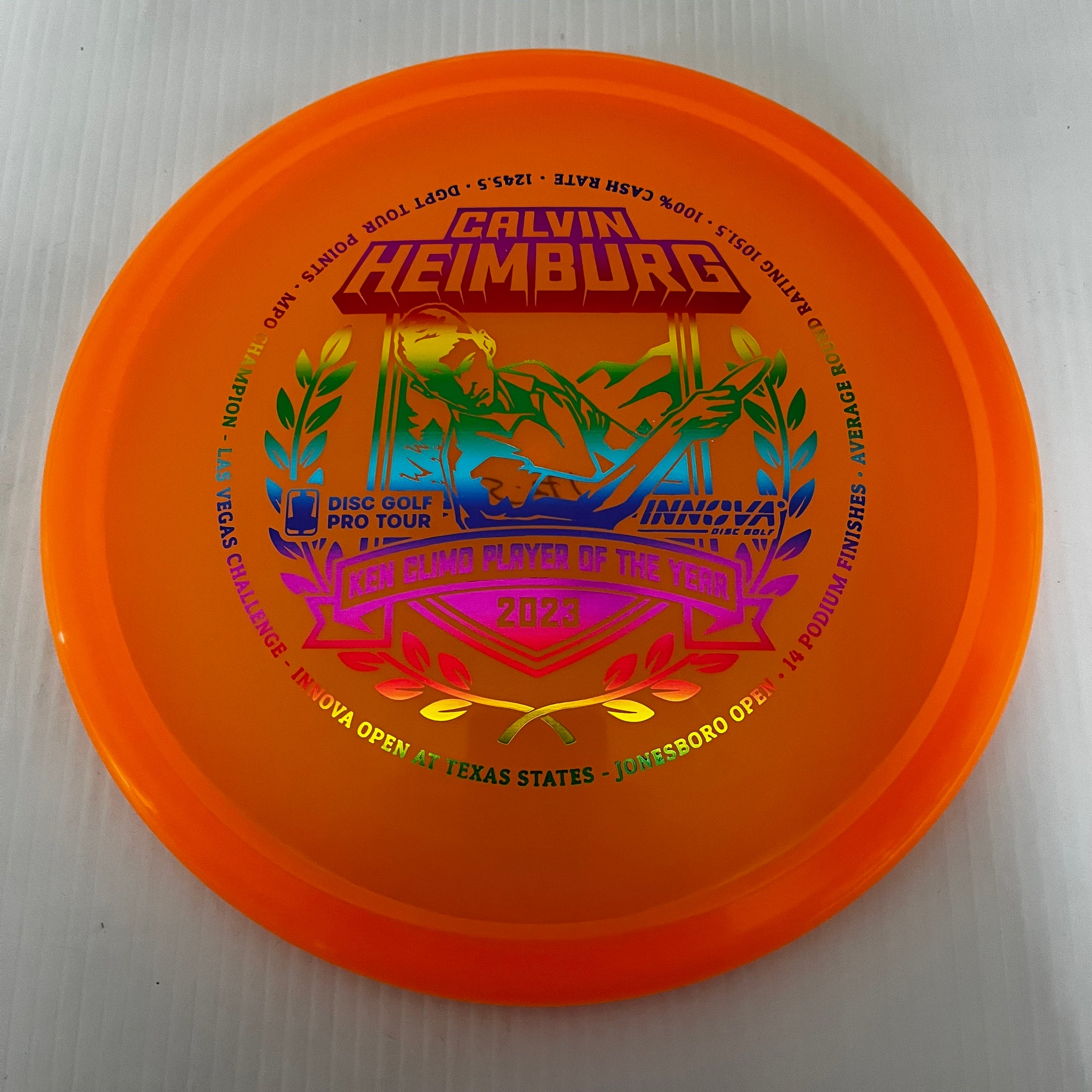 Innova 2023 Calvin Heimburg POTY Champion Rhyno 2/1/0/3