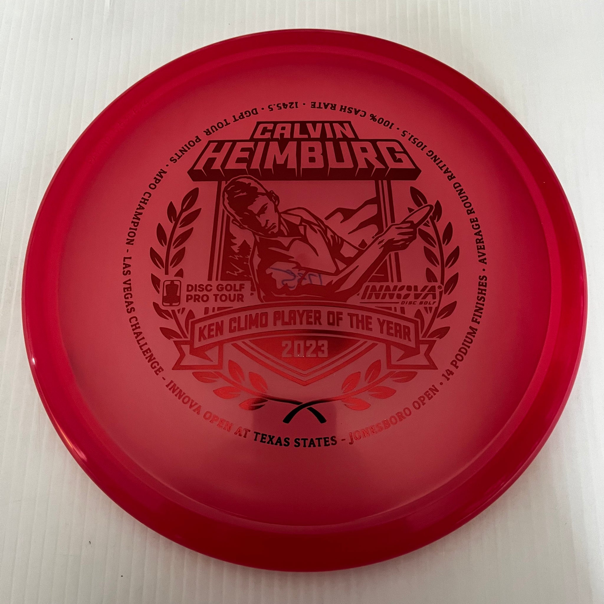 Innova 2023 Calvin Heimburg POTY Champion Rhyno 2/1/0/3