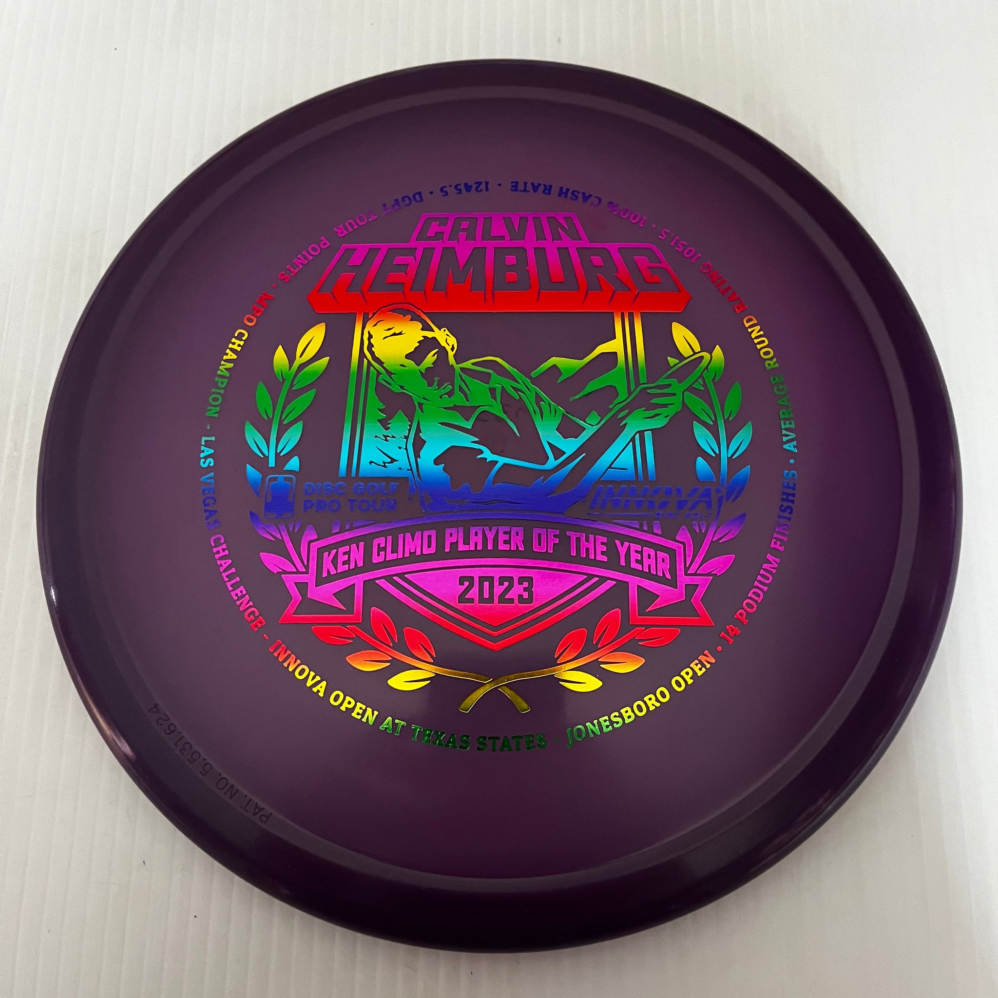 Innova 2023 Calvin Heimburg POTY Champion Rhyno 2/1/0/3