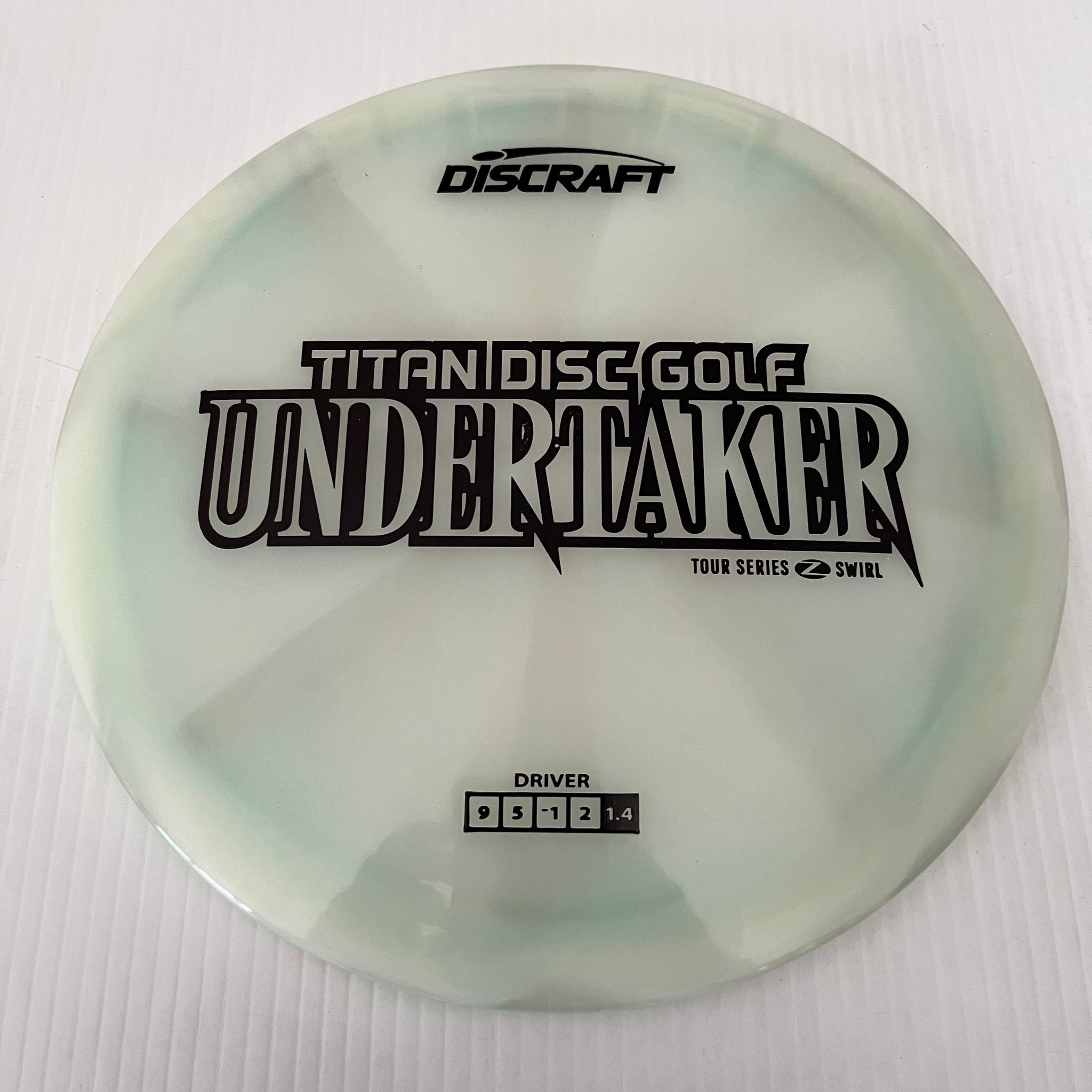 Discraft 2025 Titan Open Tour Series Z Swirl Blend Undertaker 9/5/-1/2