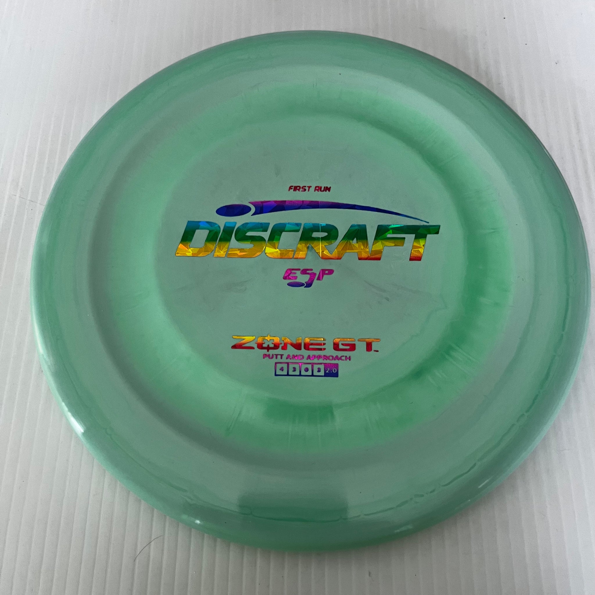 Discraft First Run ESP Zone GT 4/3/0/3