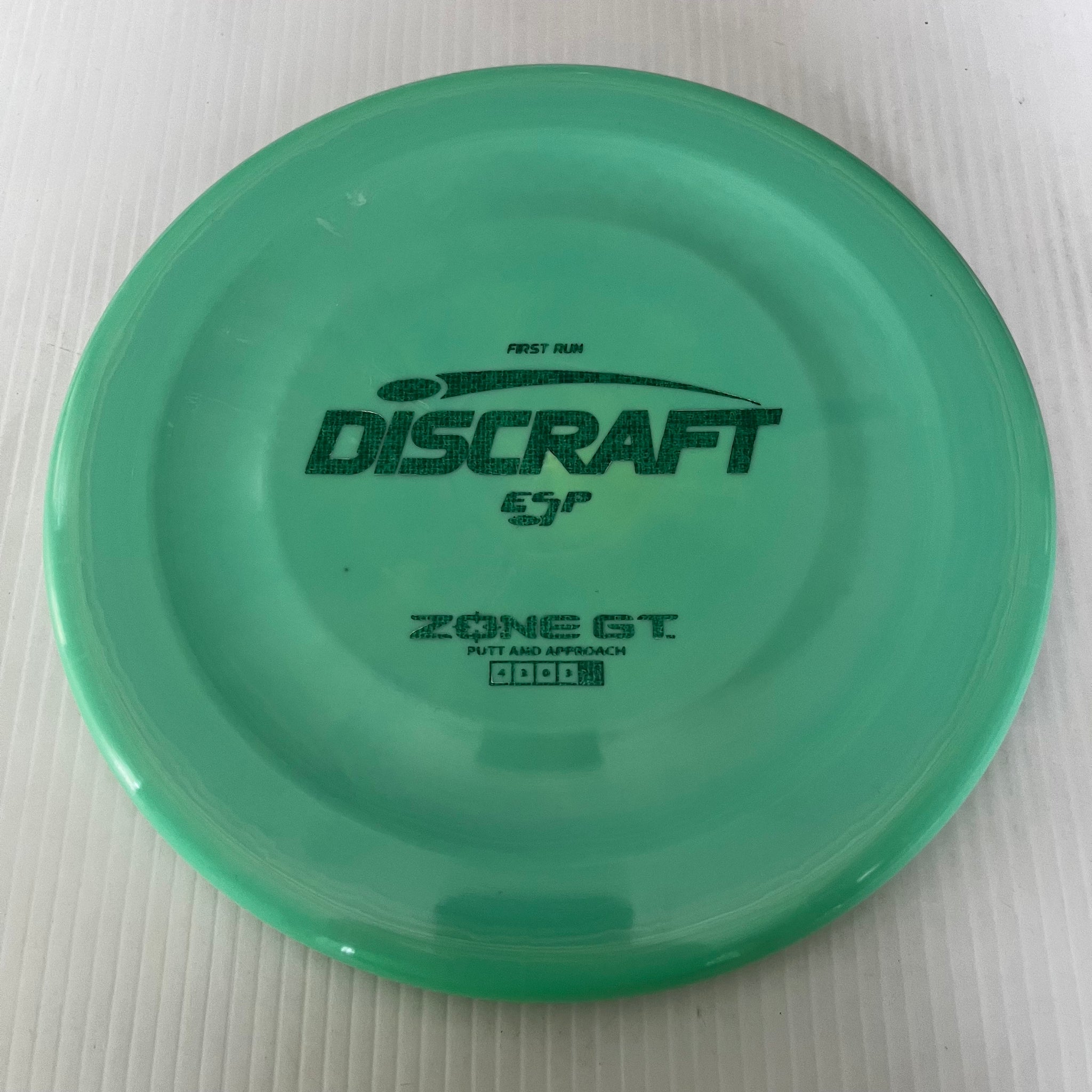 Discraft First Run ESP Zone GT 4/3/0/3