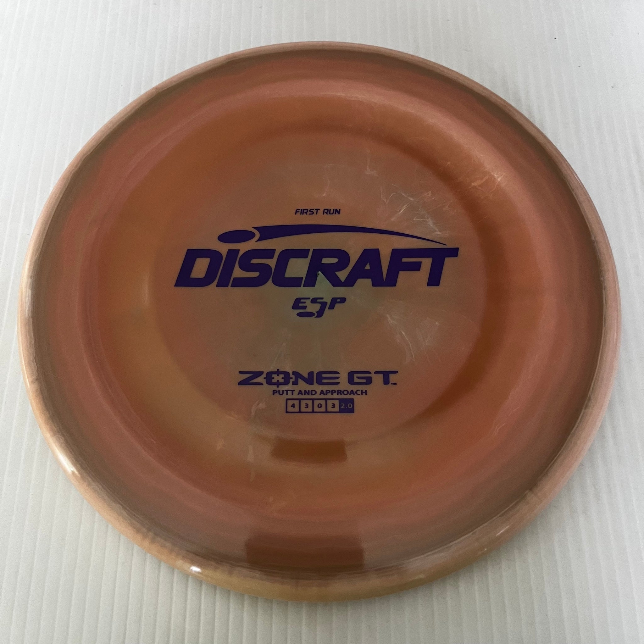 Discraft First Run ESP Zone GT 4/3/0/3