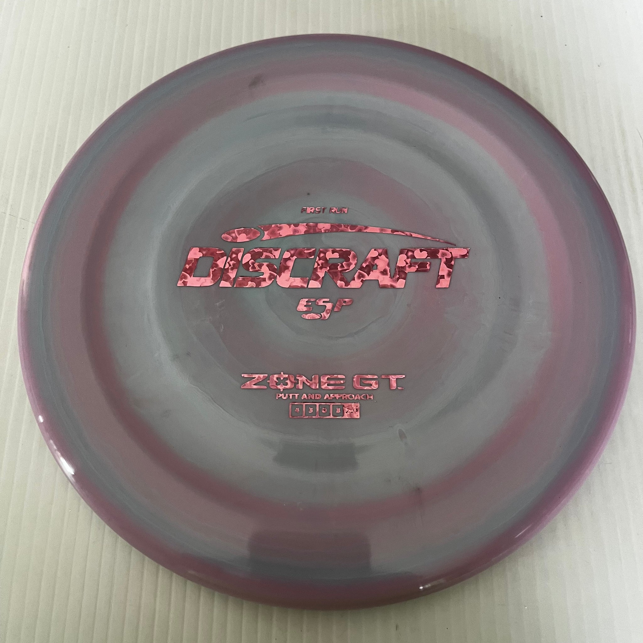 Discraft First Run ESP Zone GT 4/3/0/3