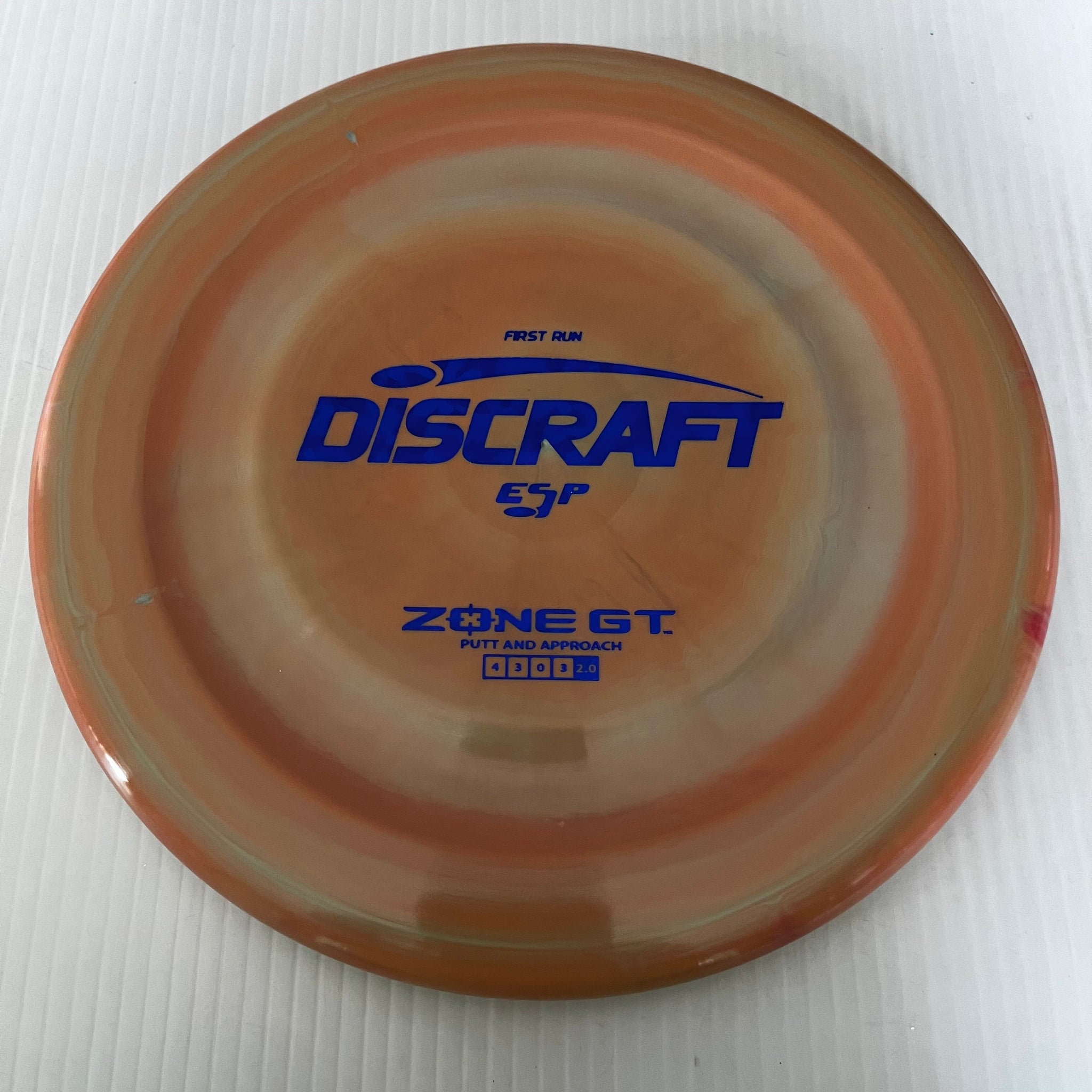 Discraft First Run ESP Zone GT 4/3/0/3