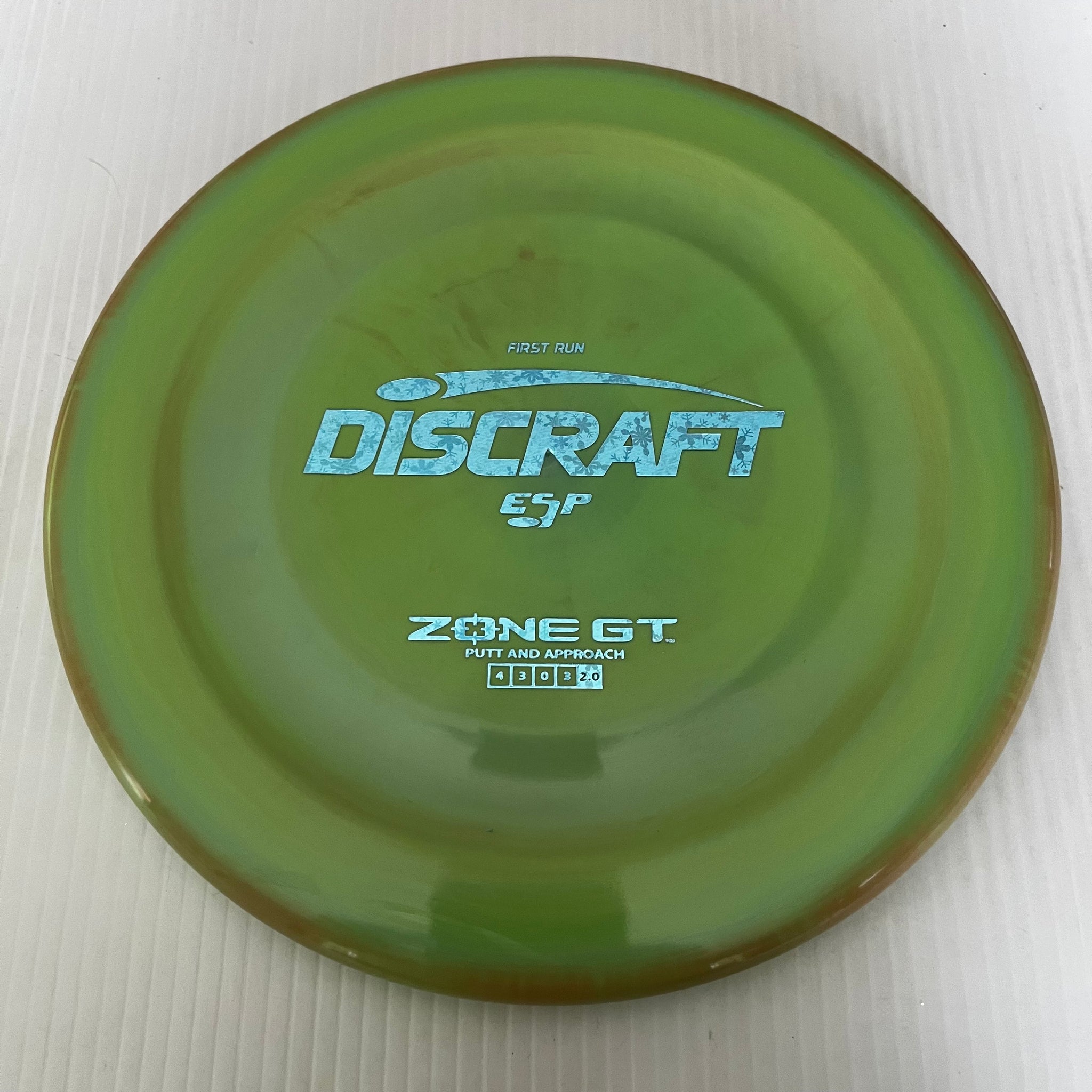 Discraft First Run ESP Zone GT 4/3/0/3