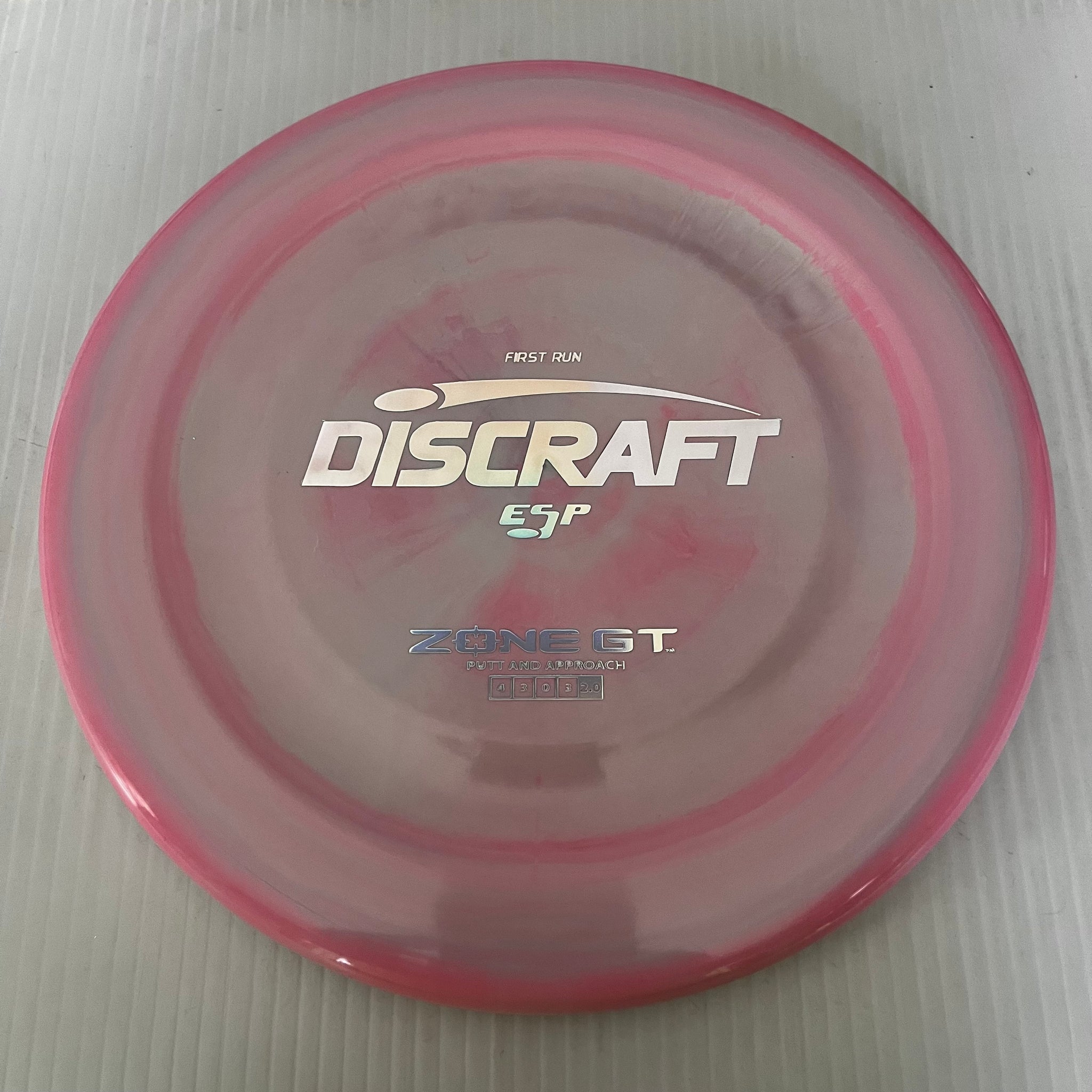 Discraft First Run ESP Zone GT 4/3/0/3