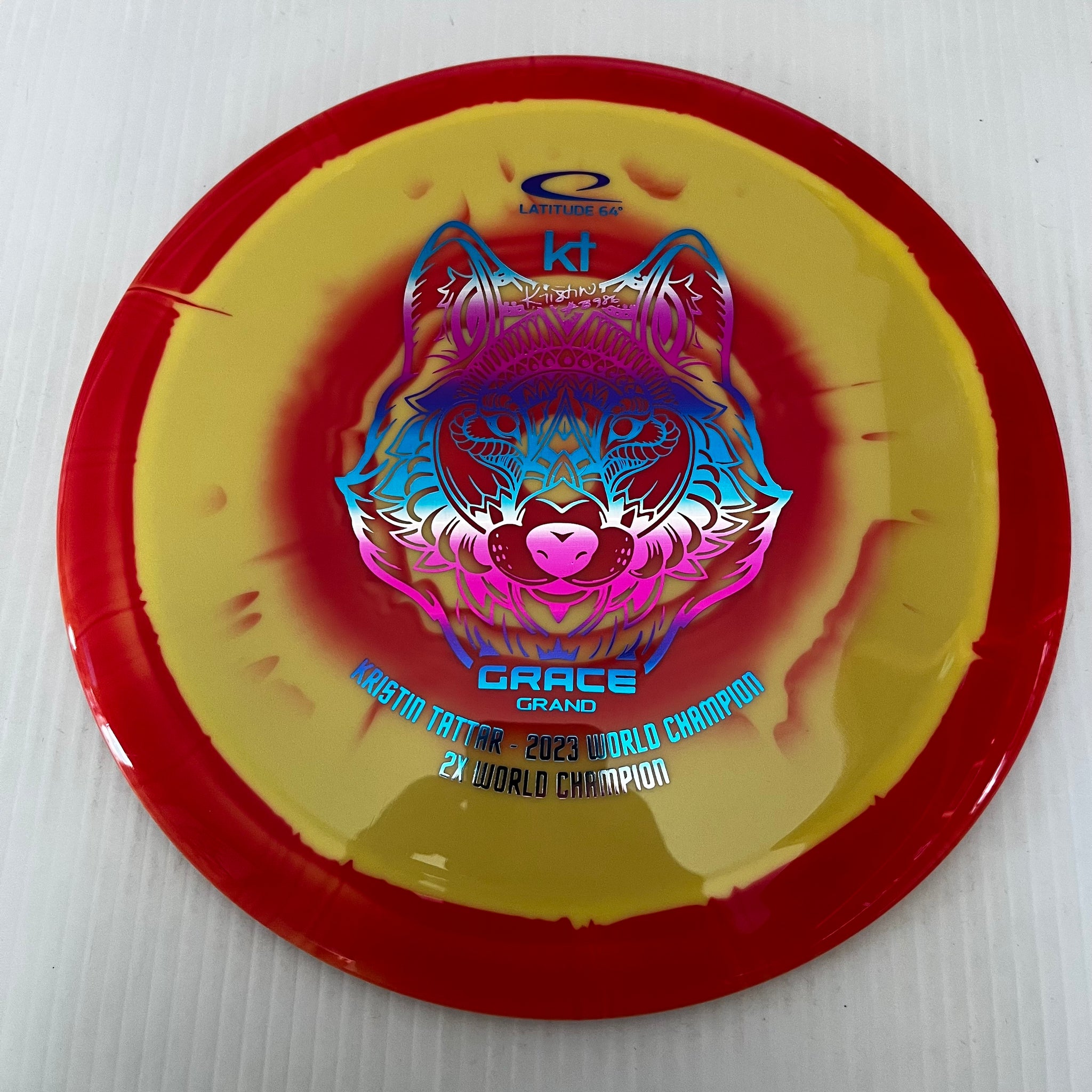 Latitude 64° 2x World Champion Kristin Tattar Grand Orbit Grace 11/6/-1/2