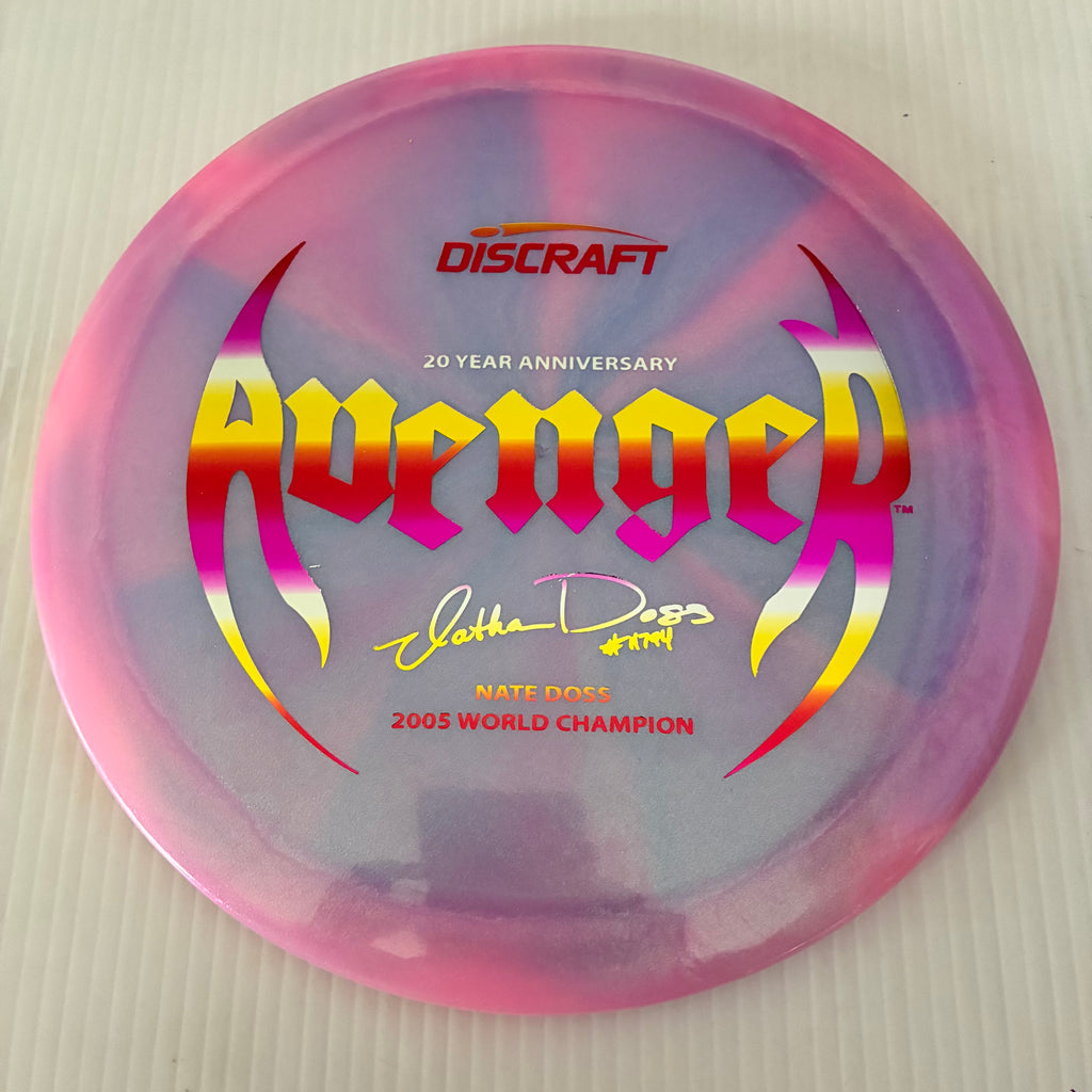 Discraft 20th Anniversary Nate Doss Swirl Colorshift Z Avenger 10/5/0/3