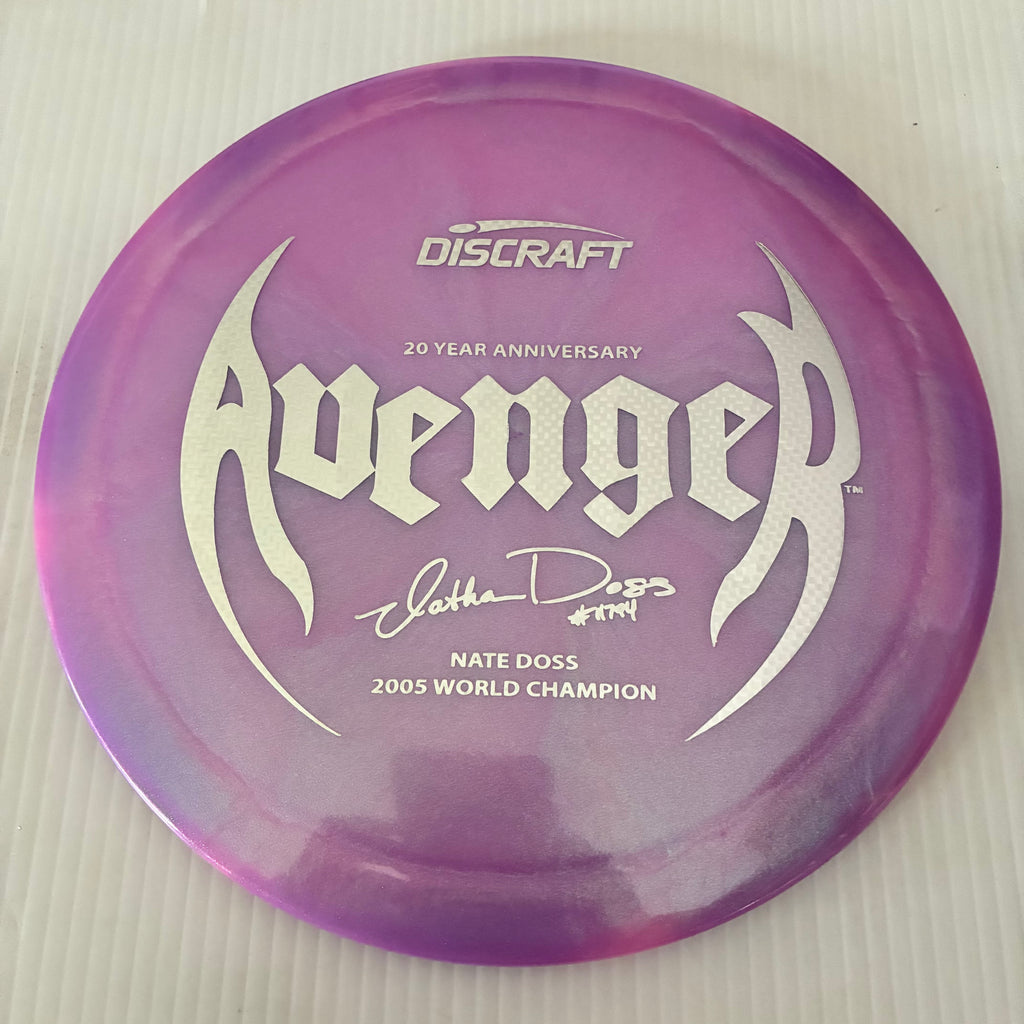 Discraft 20th Anniversary Nate Doss Swirl Colorshift Z Avenger 10/5/0/3