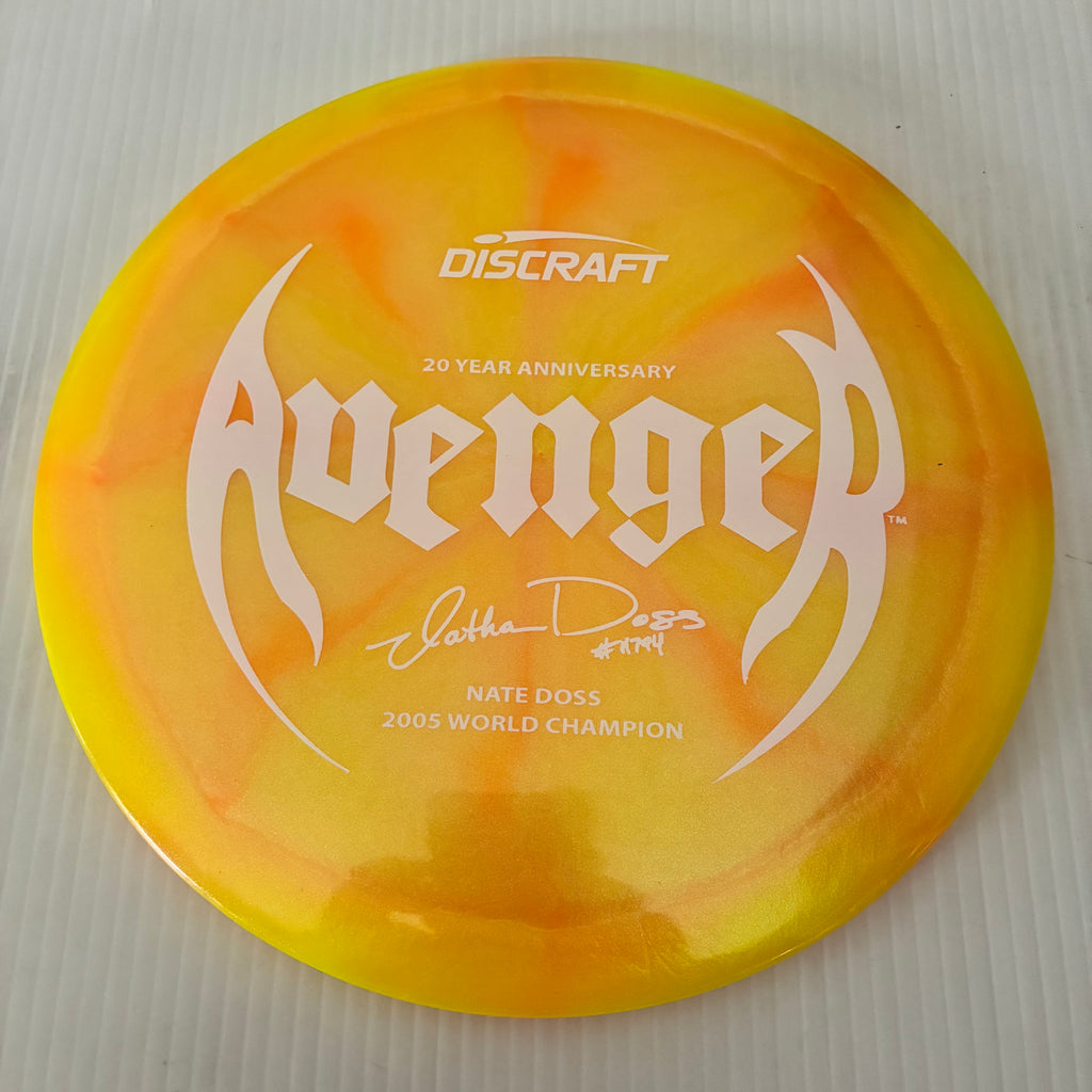 Discraft 20th Anniversary Nate Doss Swirl Colorshift Z Avenger 10/5/0/3