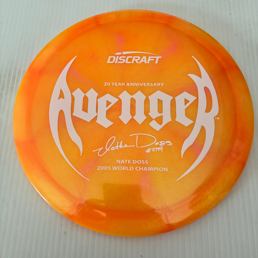 Discraft 20th Anniversary Nate Doss Swirl Colorshift Z Avenger 10/5/0/3