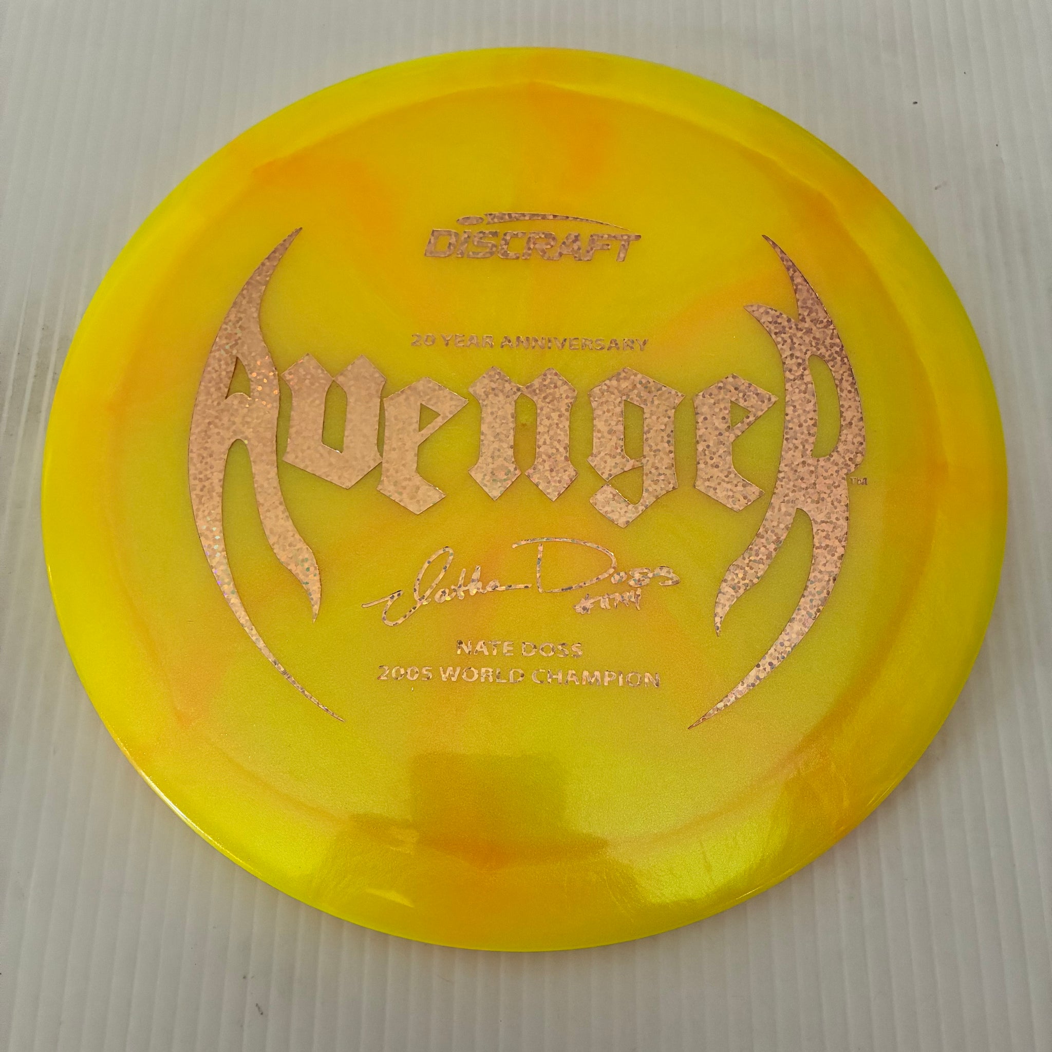 Discraft 20th Anniversary Nate Doss Swirl Colorshift Z Avenger 10/5/0/3