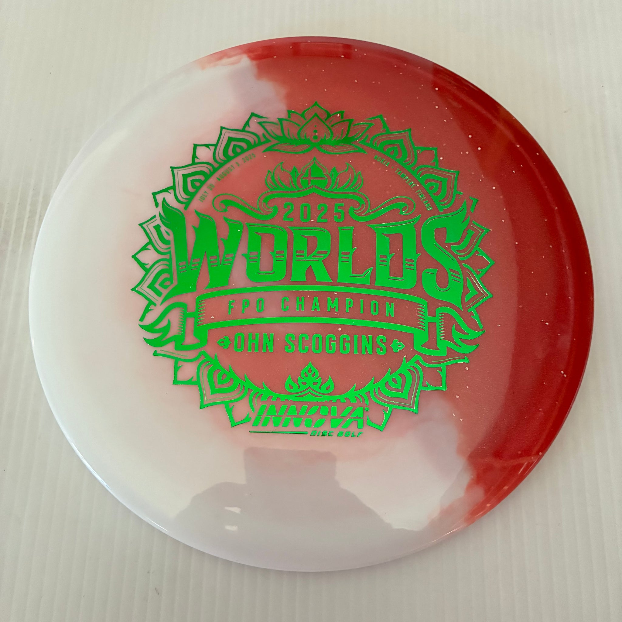 Innova 2025 Ohn Scoggins World Champion Commemorative Test Material Leopard3 7/5/-2/1