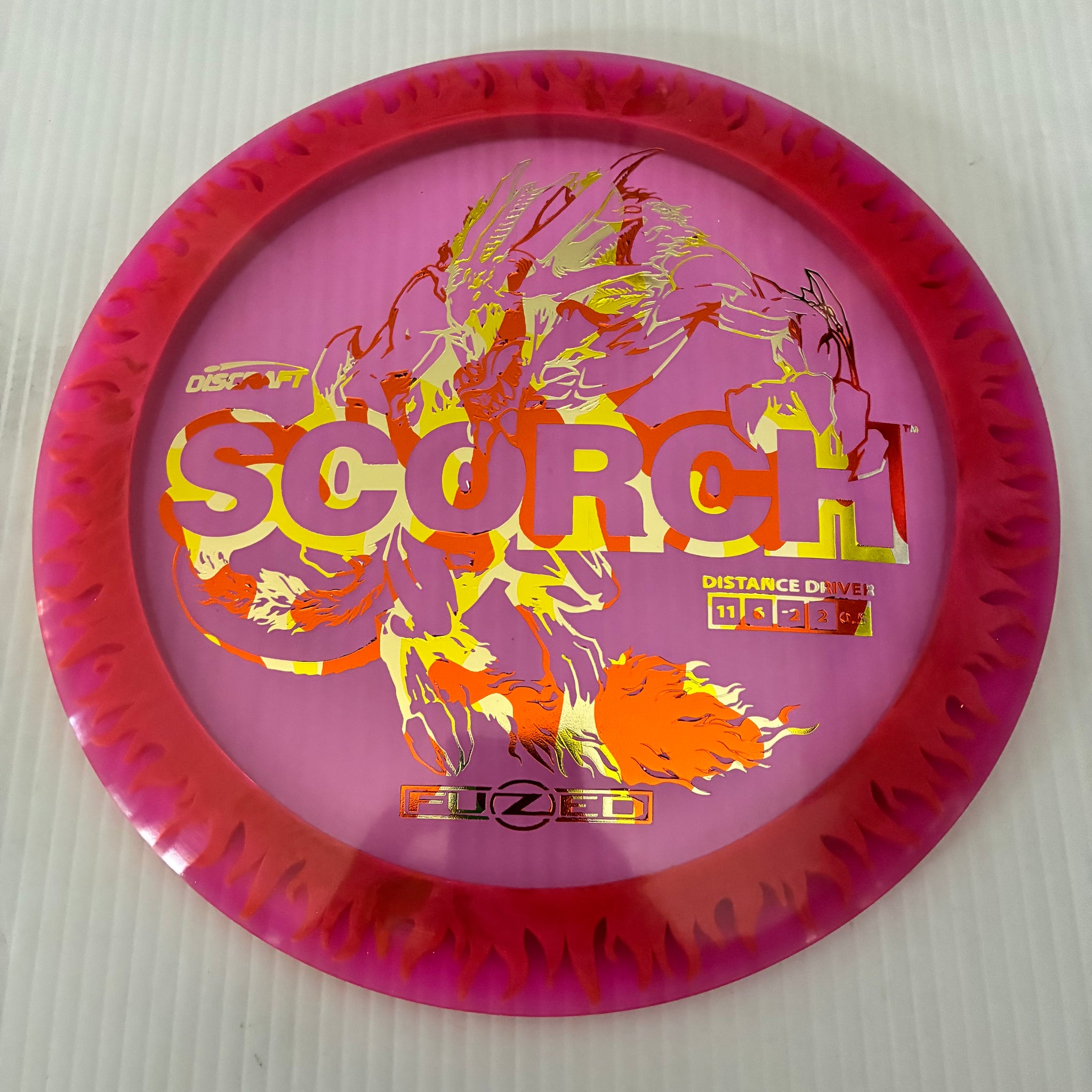 Discraft Z Fuzed Flame Pattern Scorch 11/6/-2/-2