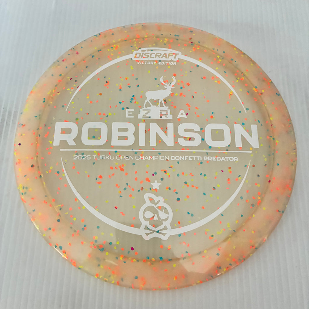Discraft 2025 Ezra Robinson Turku Open Champion Confetti Z Predator 9/5/1/4