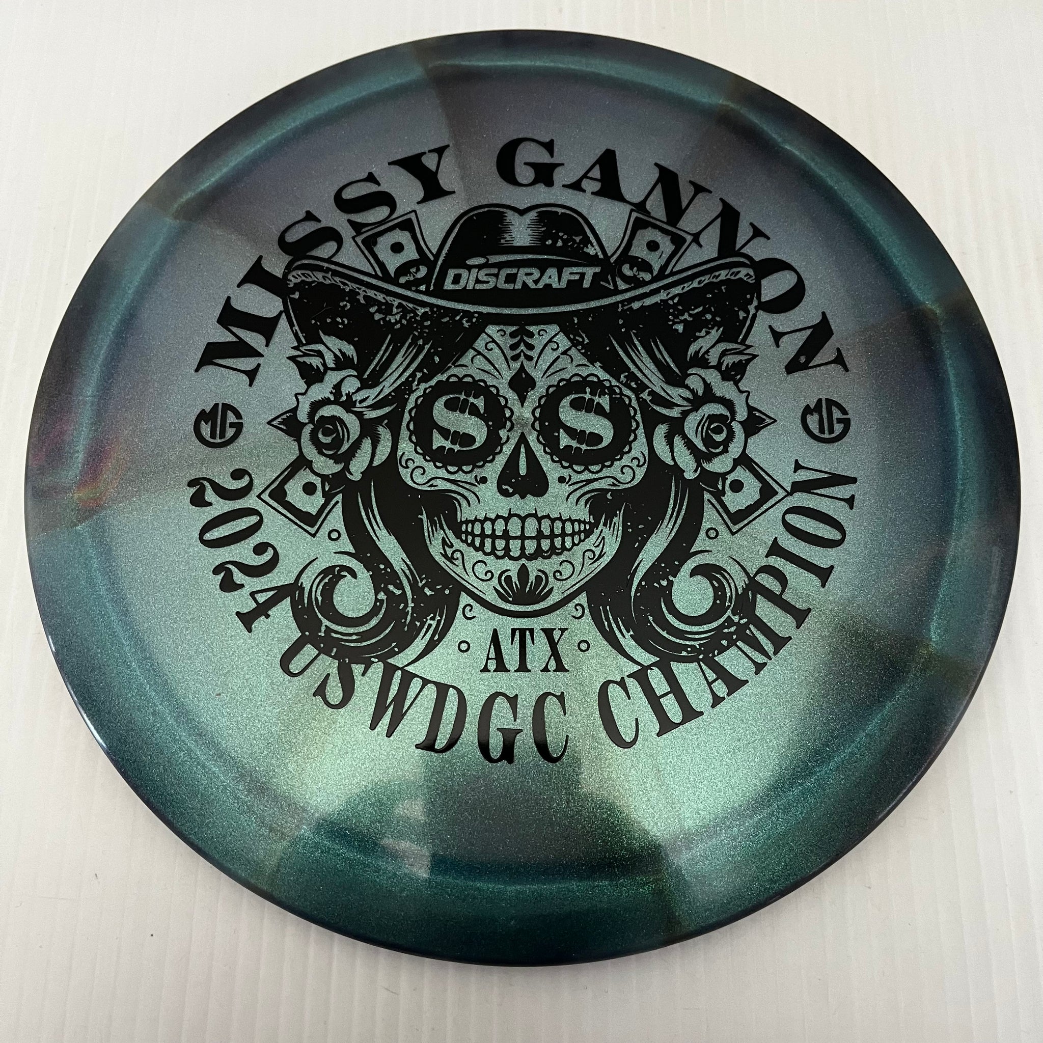 Discraft 2024 Missy Gannon USWDGC Champion Swirly Z Undertaker 9/5/-1/2
