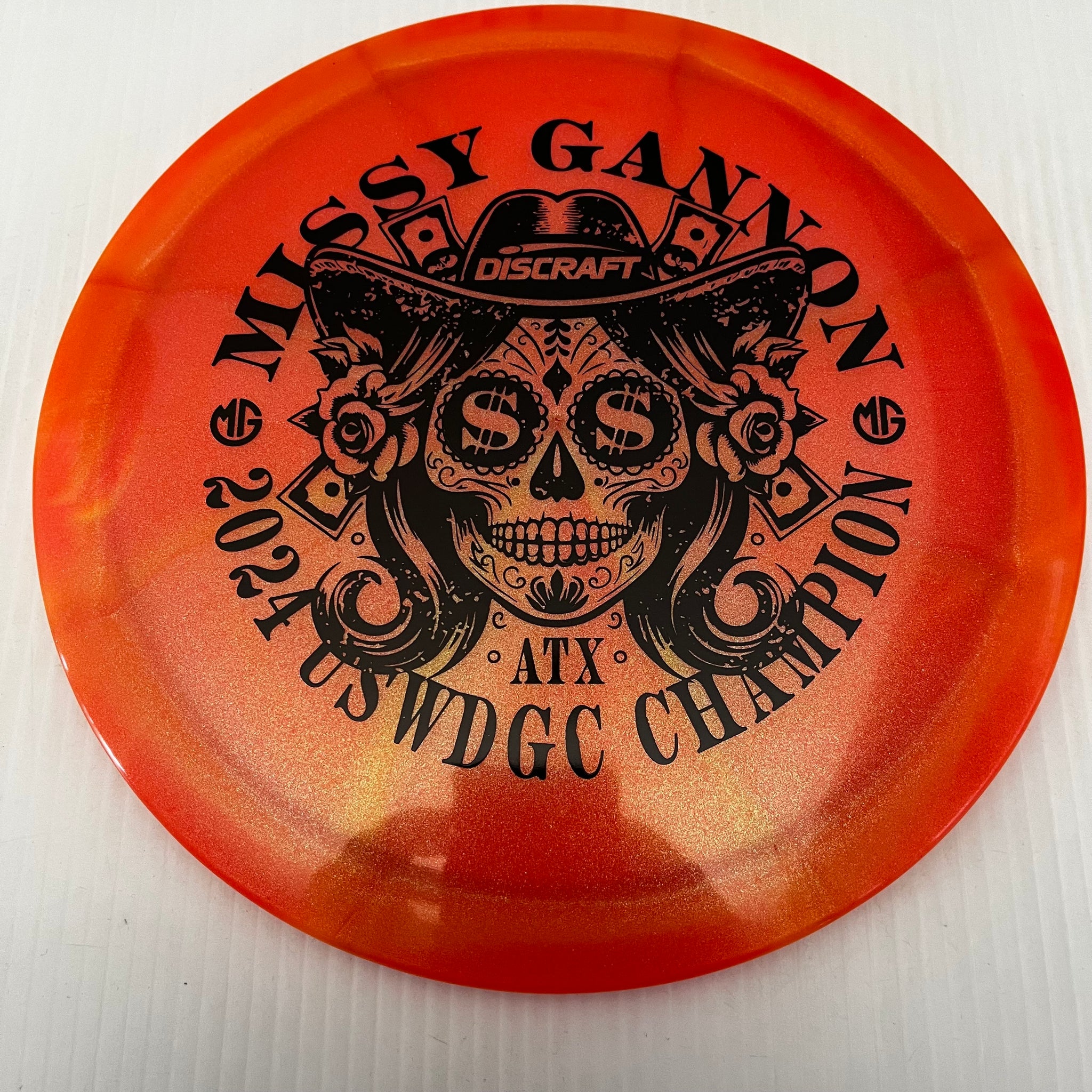 Discraft 2024 Missy Gannon USWDGC Champion Swirly Z Undertaker 9/5/-1/2
