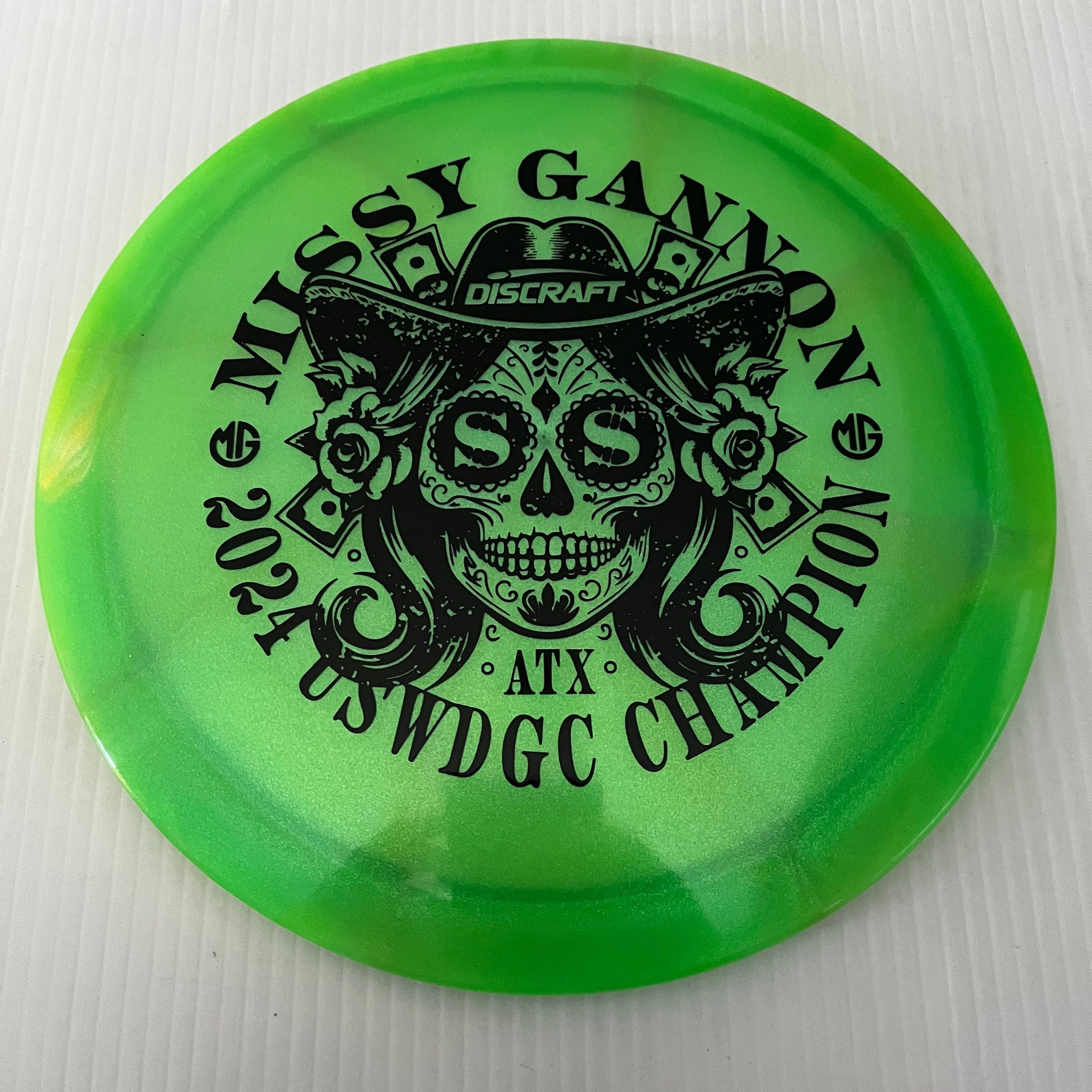 Discraft 2024 Missy Gannon USWDGC Champion Swirly Z Undertaker 9/5/-1/2