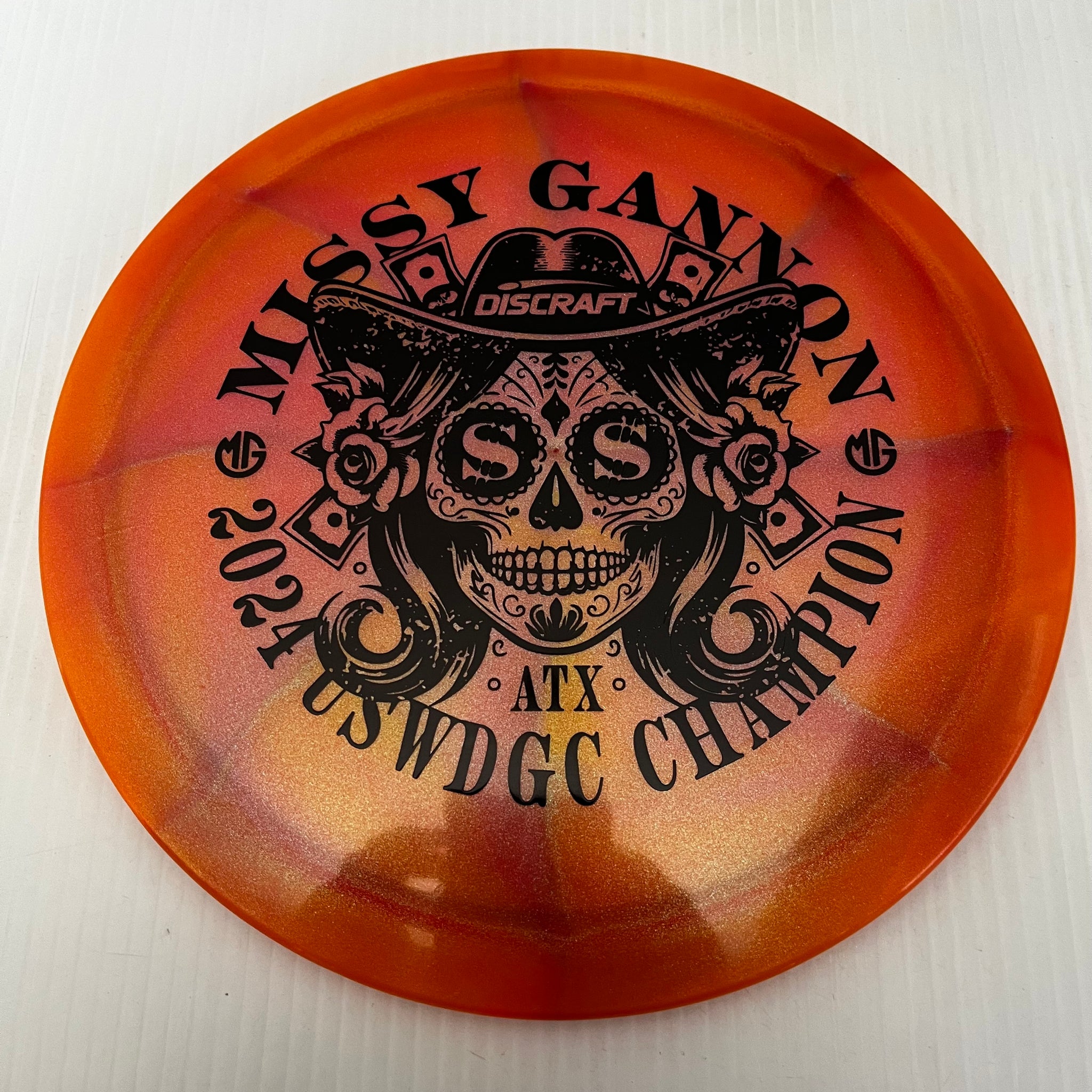 Discraft 2024 Missy Gannon USWDGC Champion Swirly Z Undertaker 9/5/-1/2