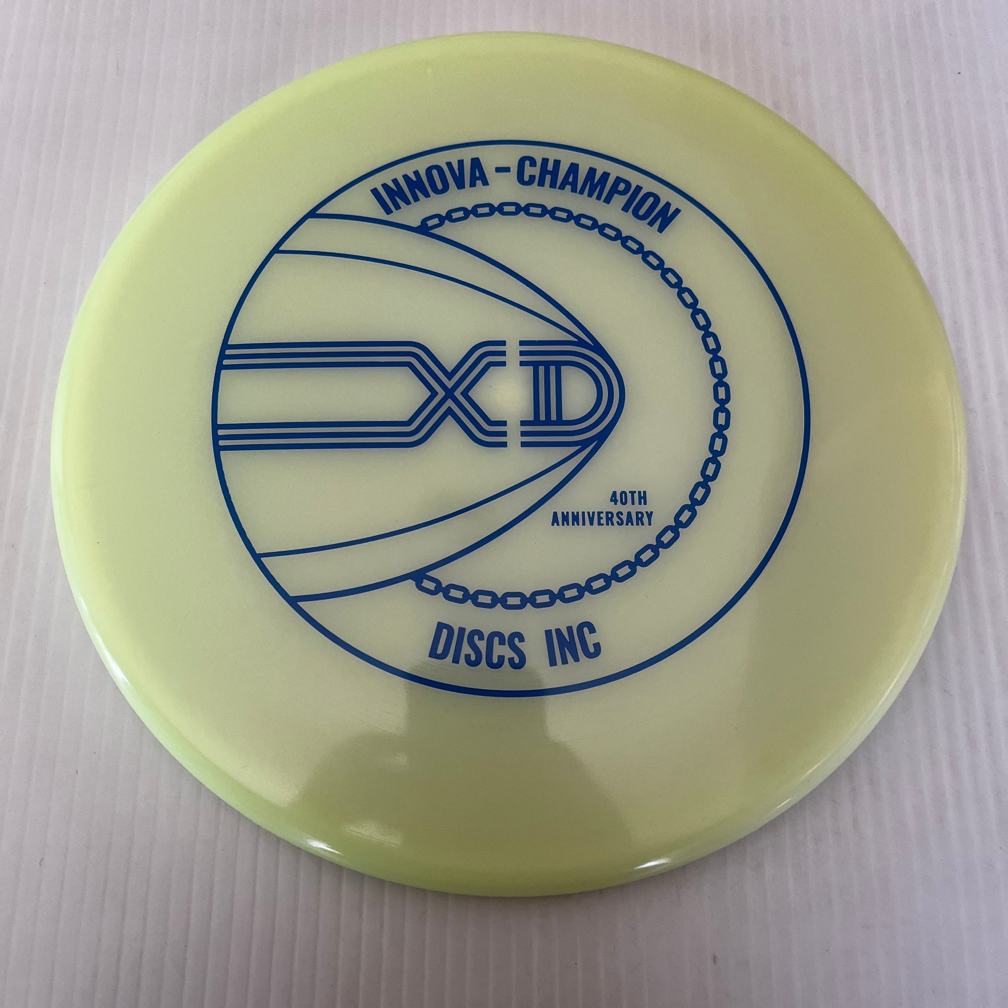 Innova 40th Anniversary Prototype Glow Champion XD 3/4/-1/1