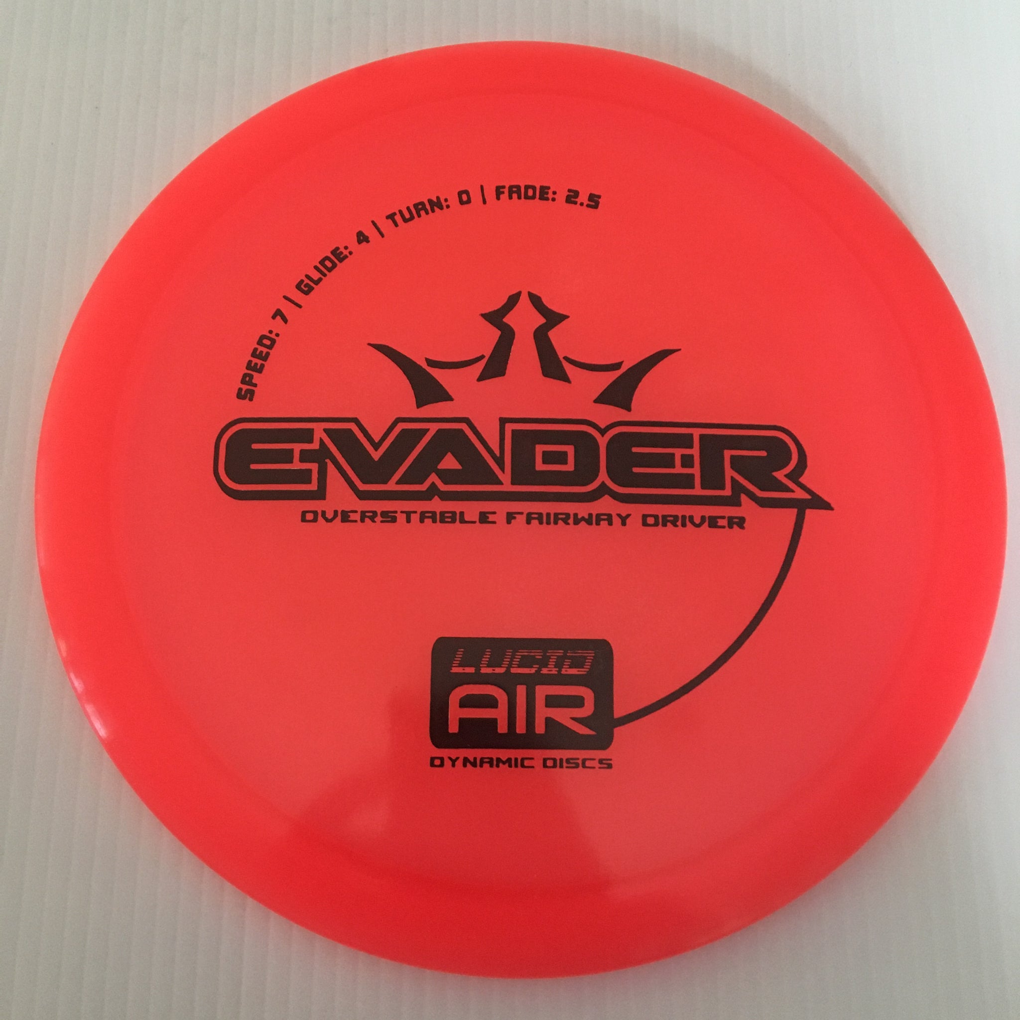 Dynamic Discs Lucid Air Evader 7/4/0/2.5