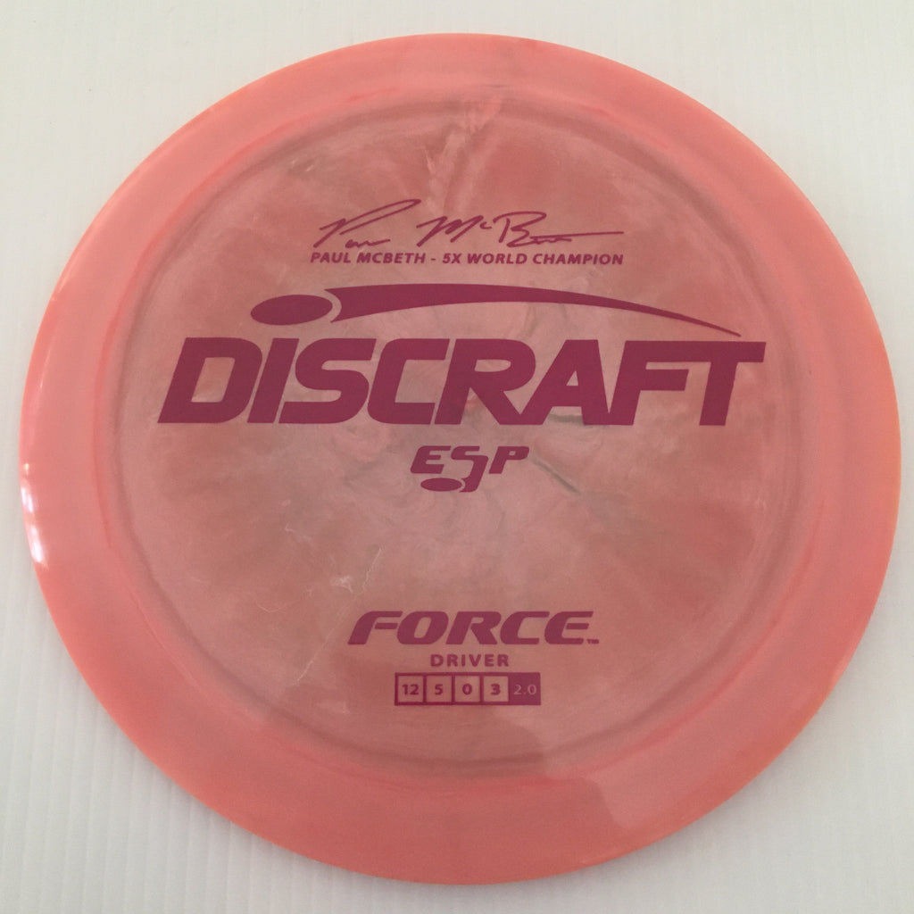 Discraft 5x Paul McBeth ESP Force 12/5/0/3 (173-174 grams)